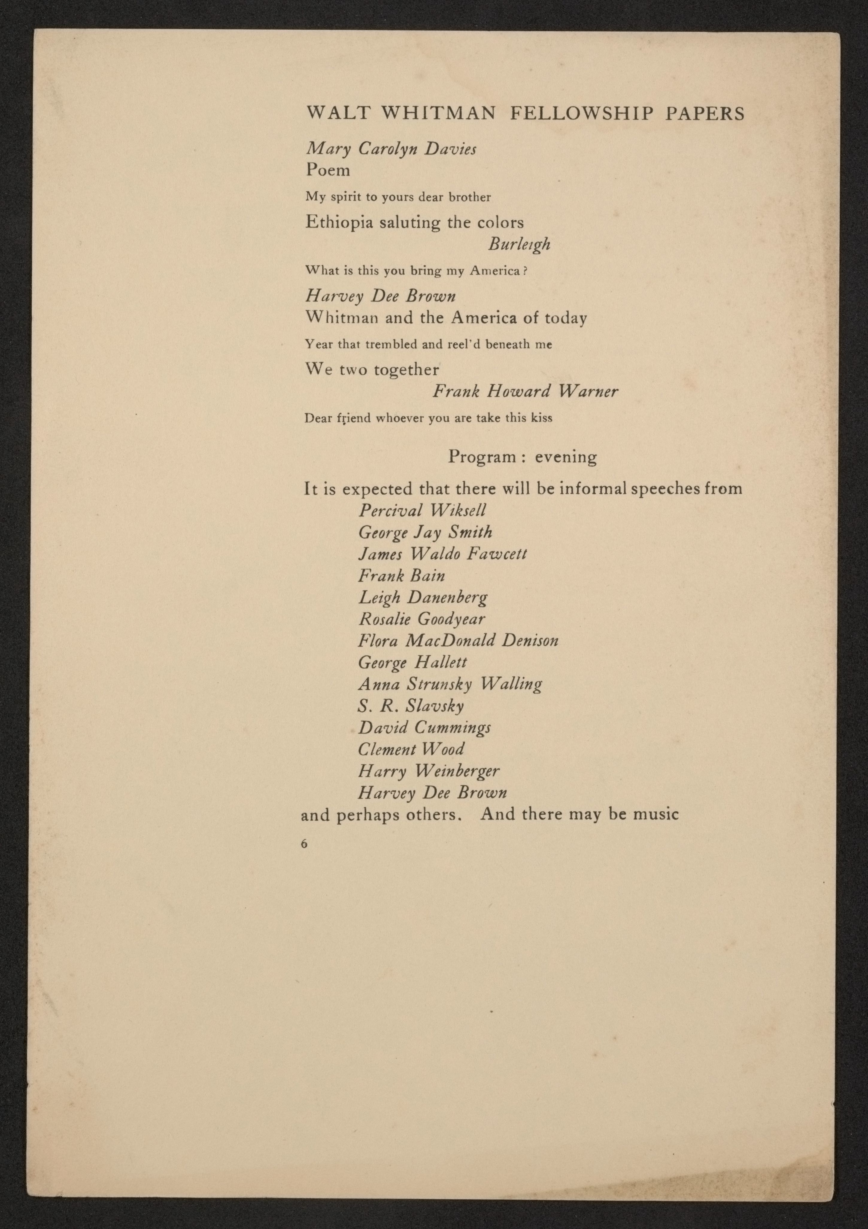 Scanned image of the current content page