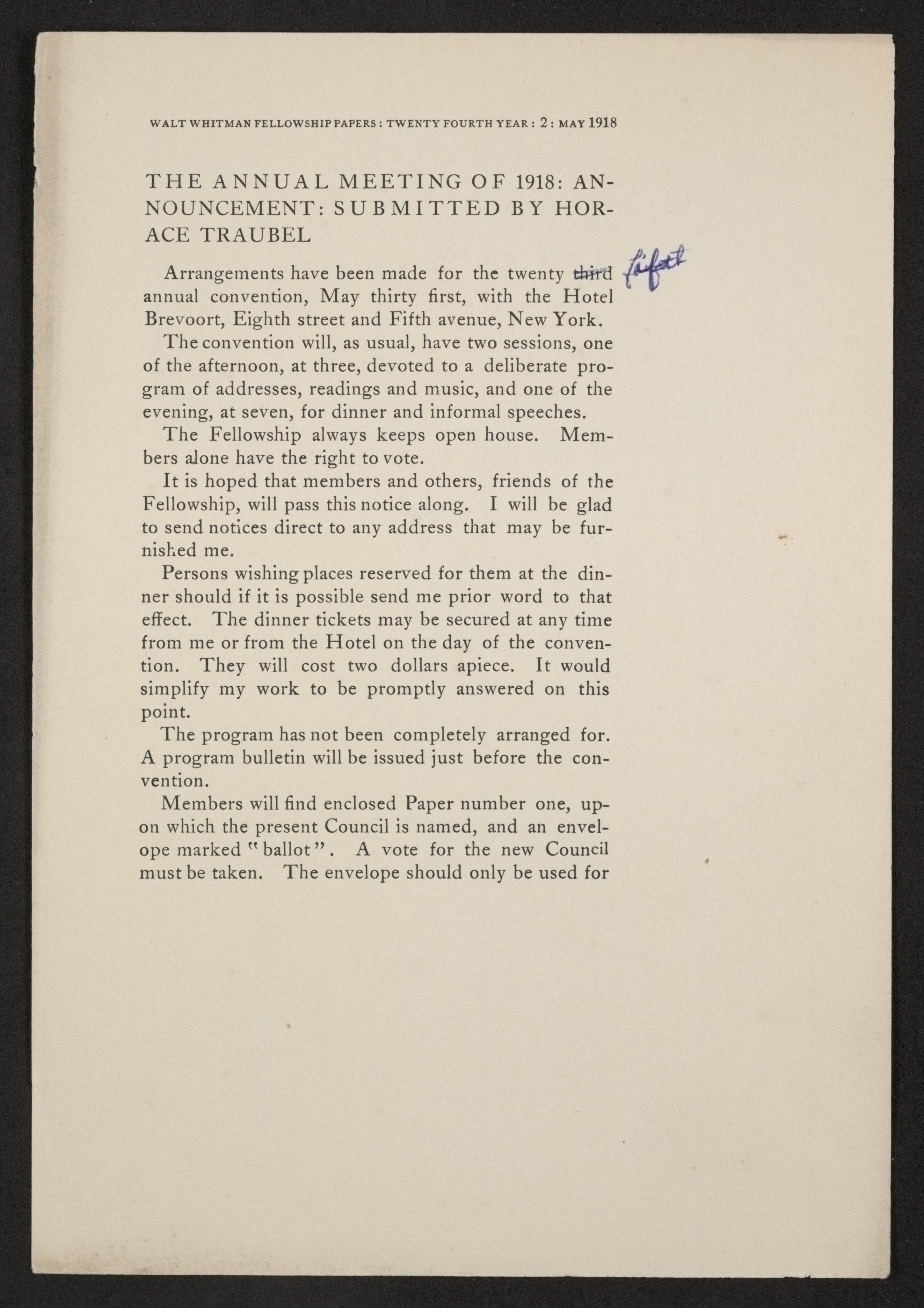 Scanned image of the current content page