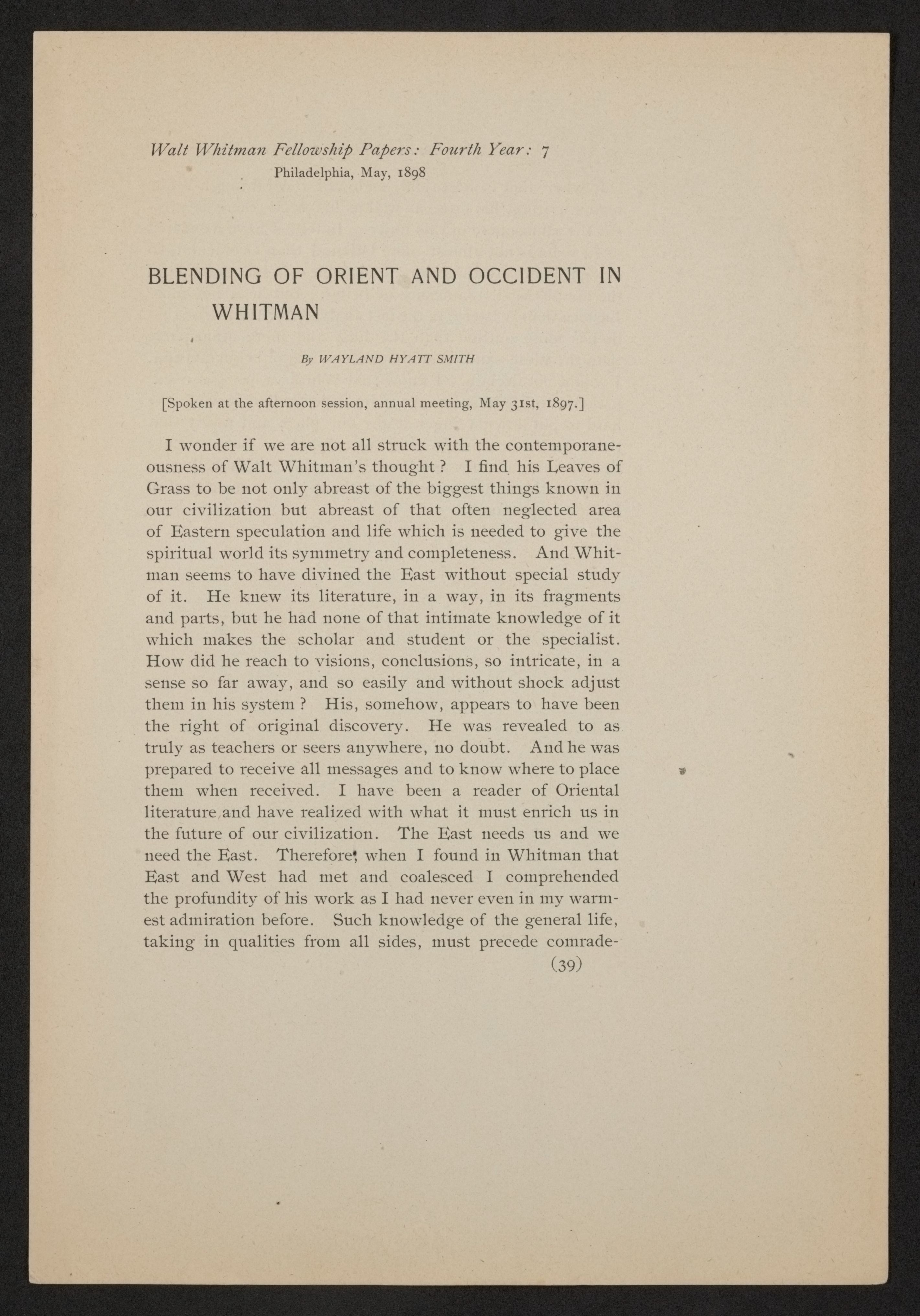 Scanned image of the current content page