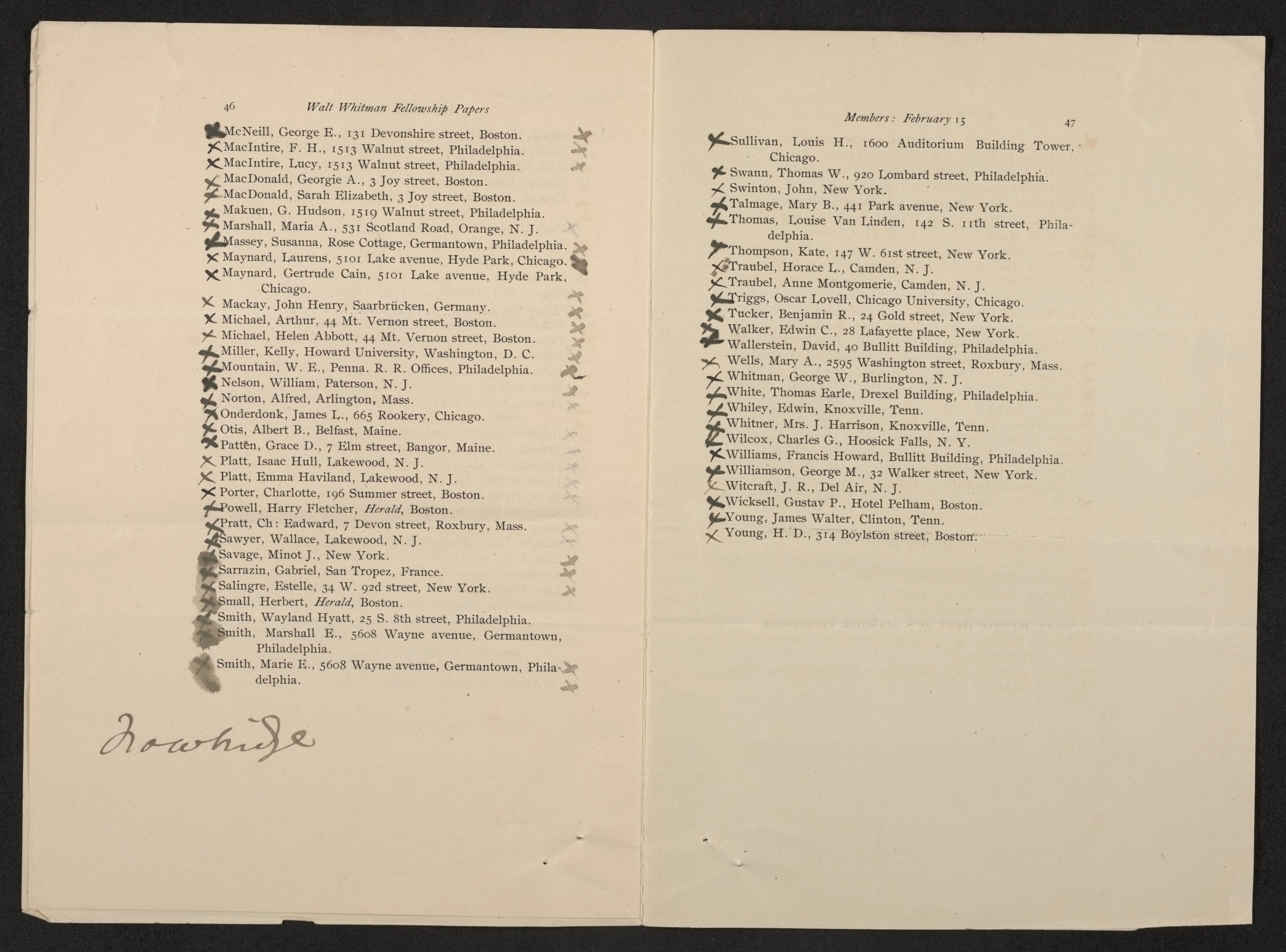 Scanned image of the current content page