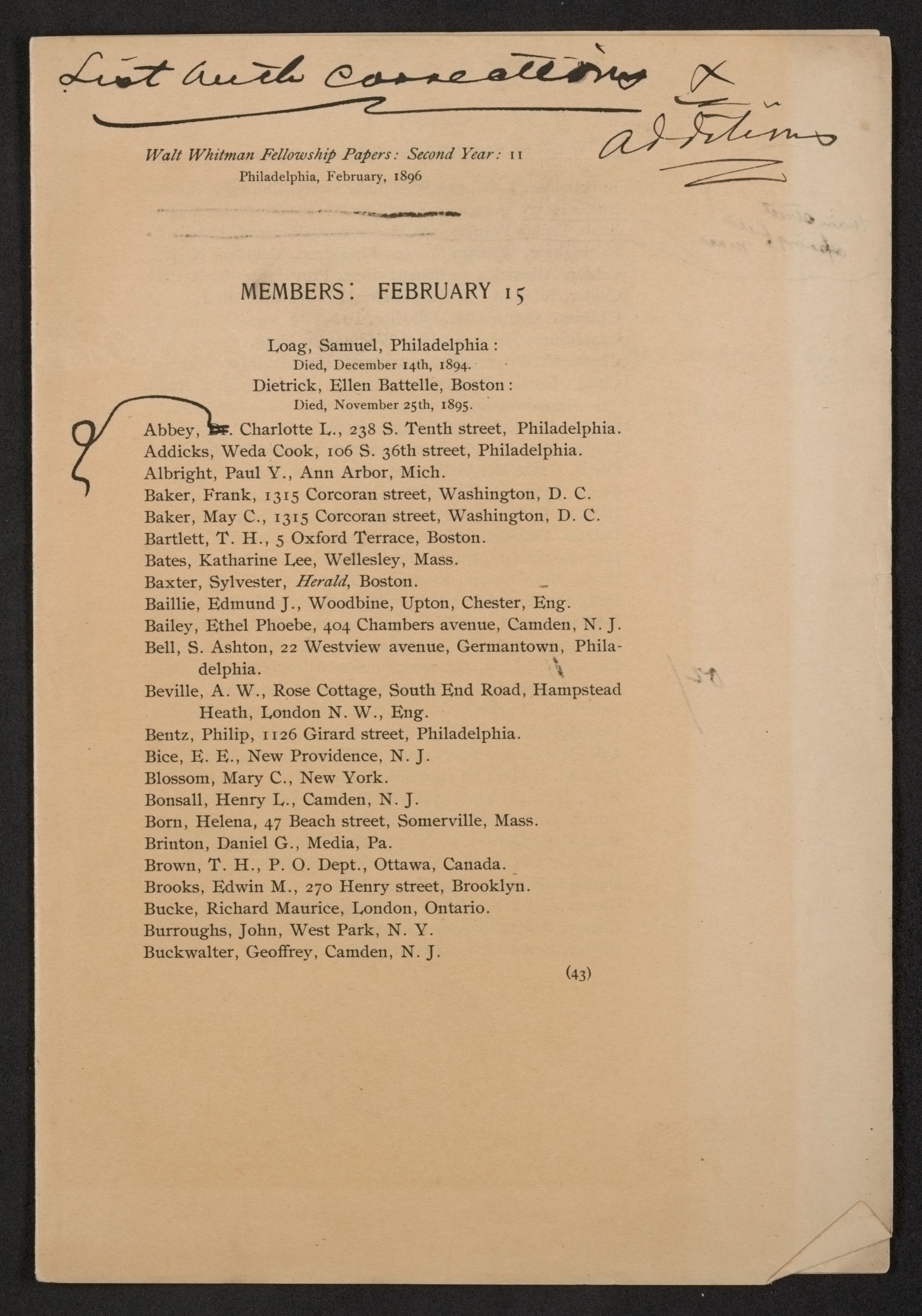 Scanned image of the current content page