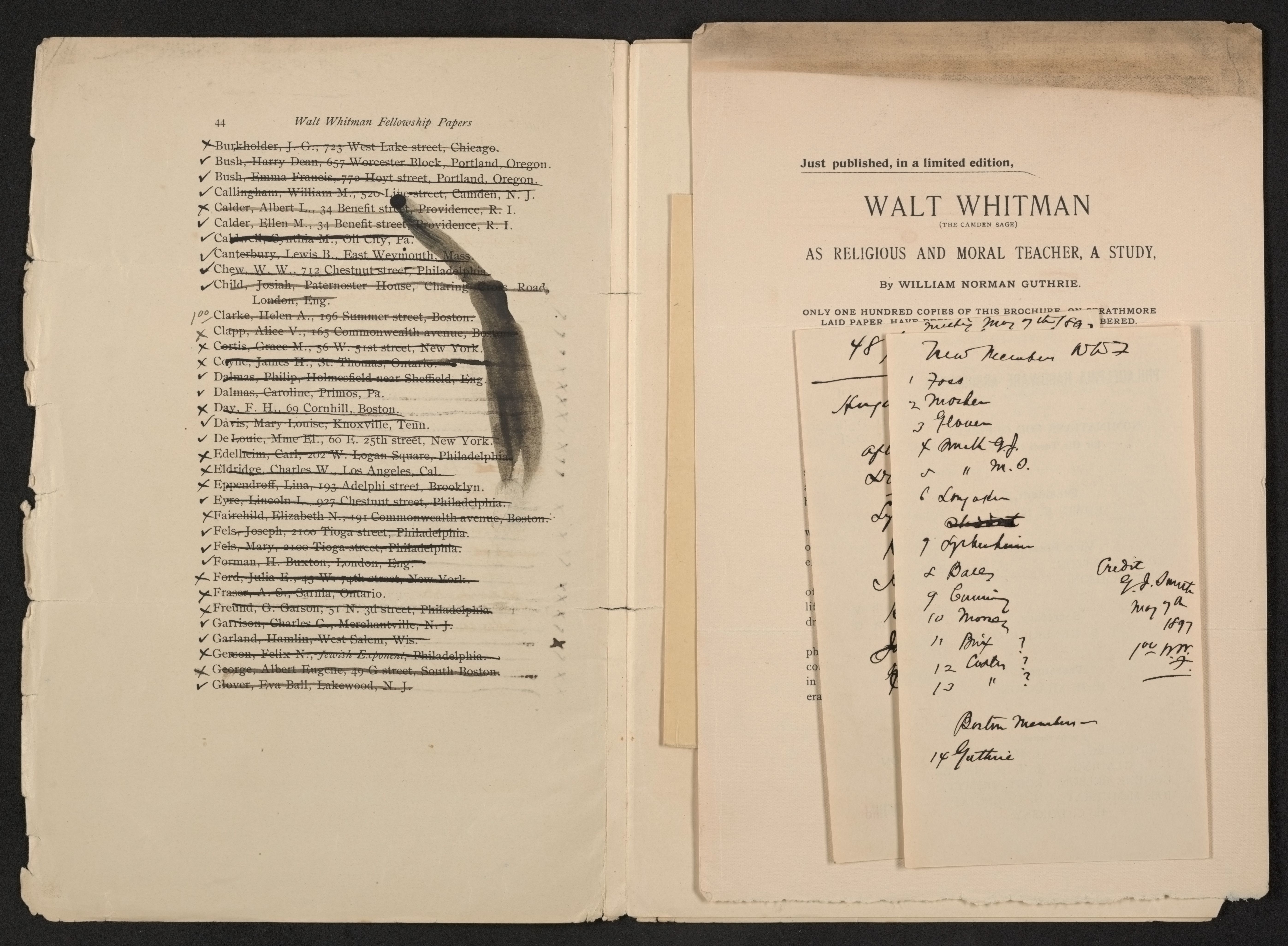Scanned image of the current content page