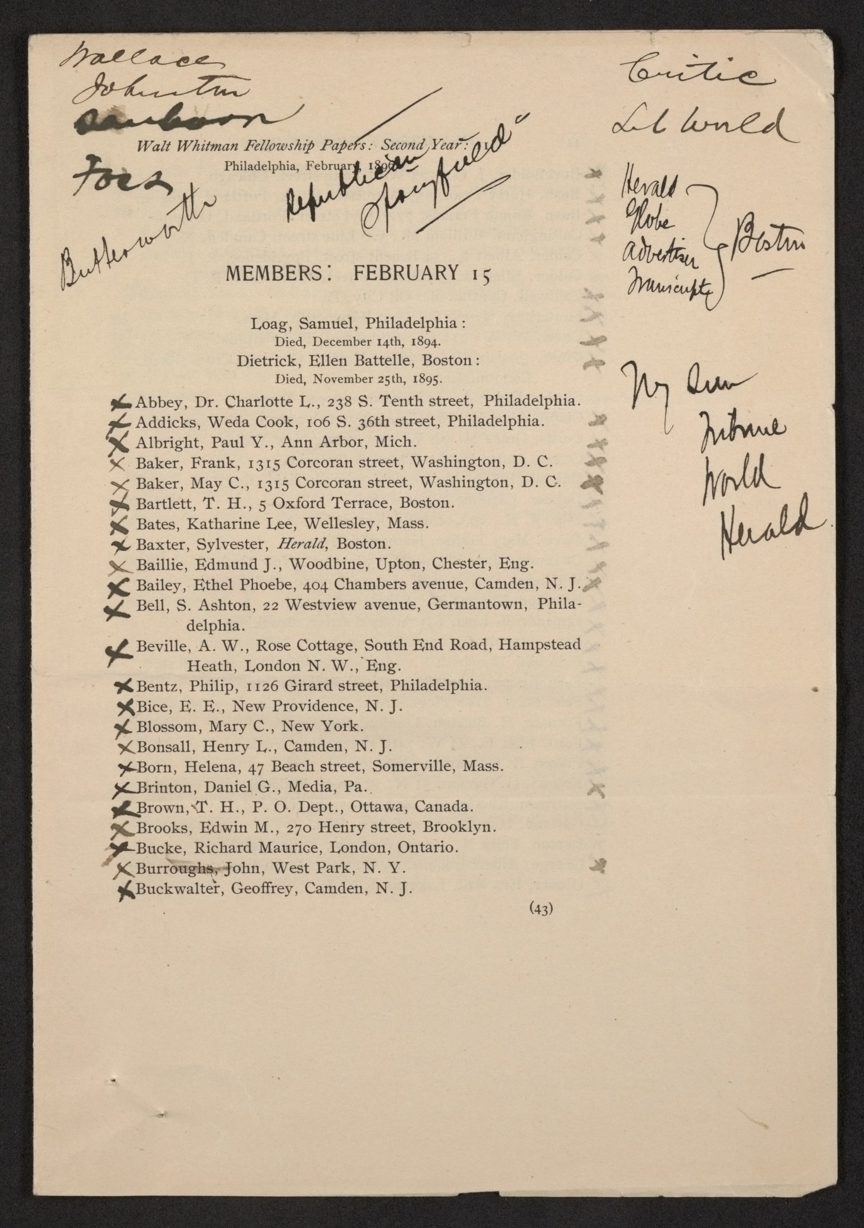 Scanned image of the current content page