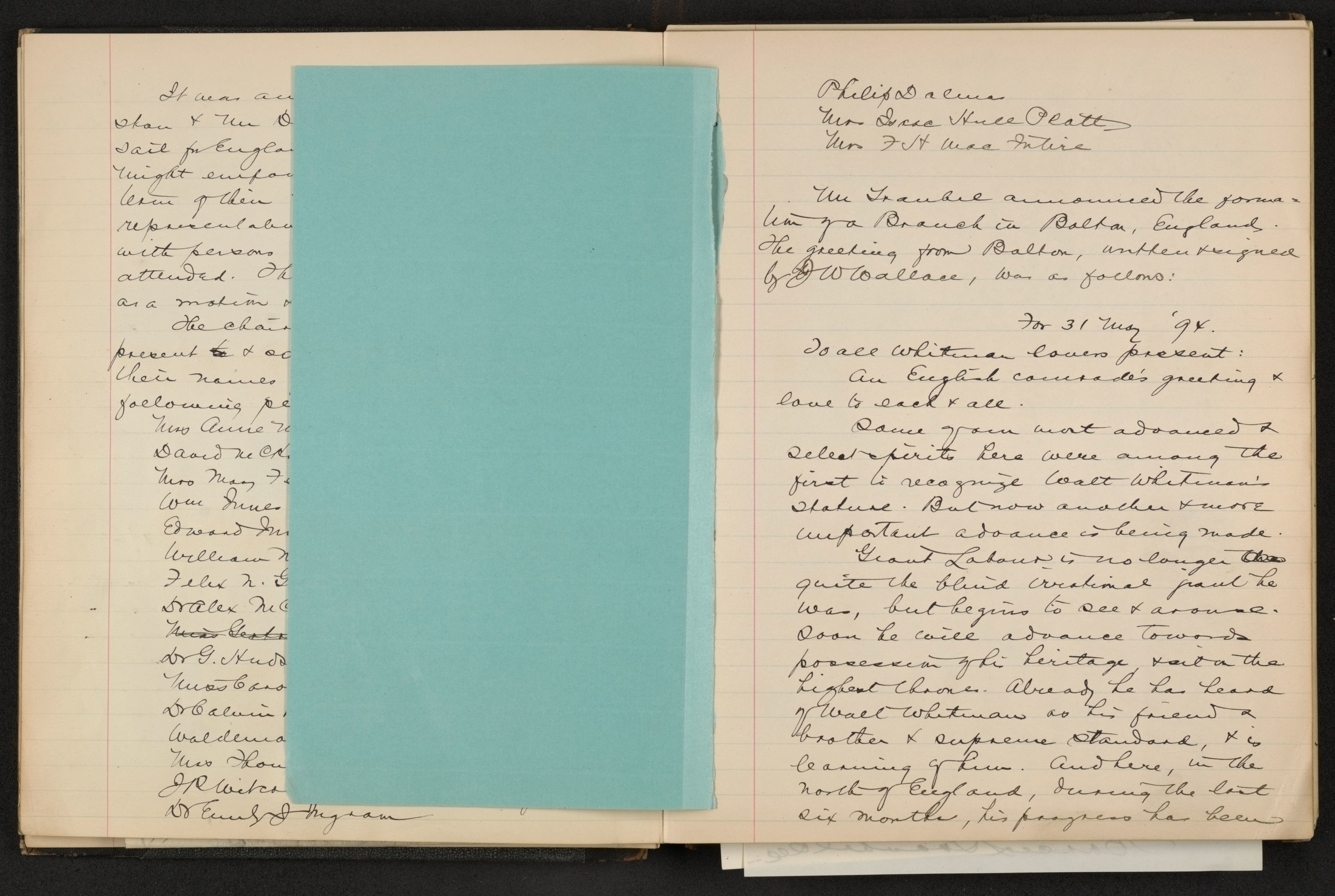 Scanned image of the current content page