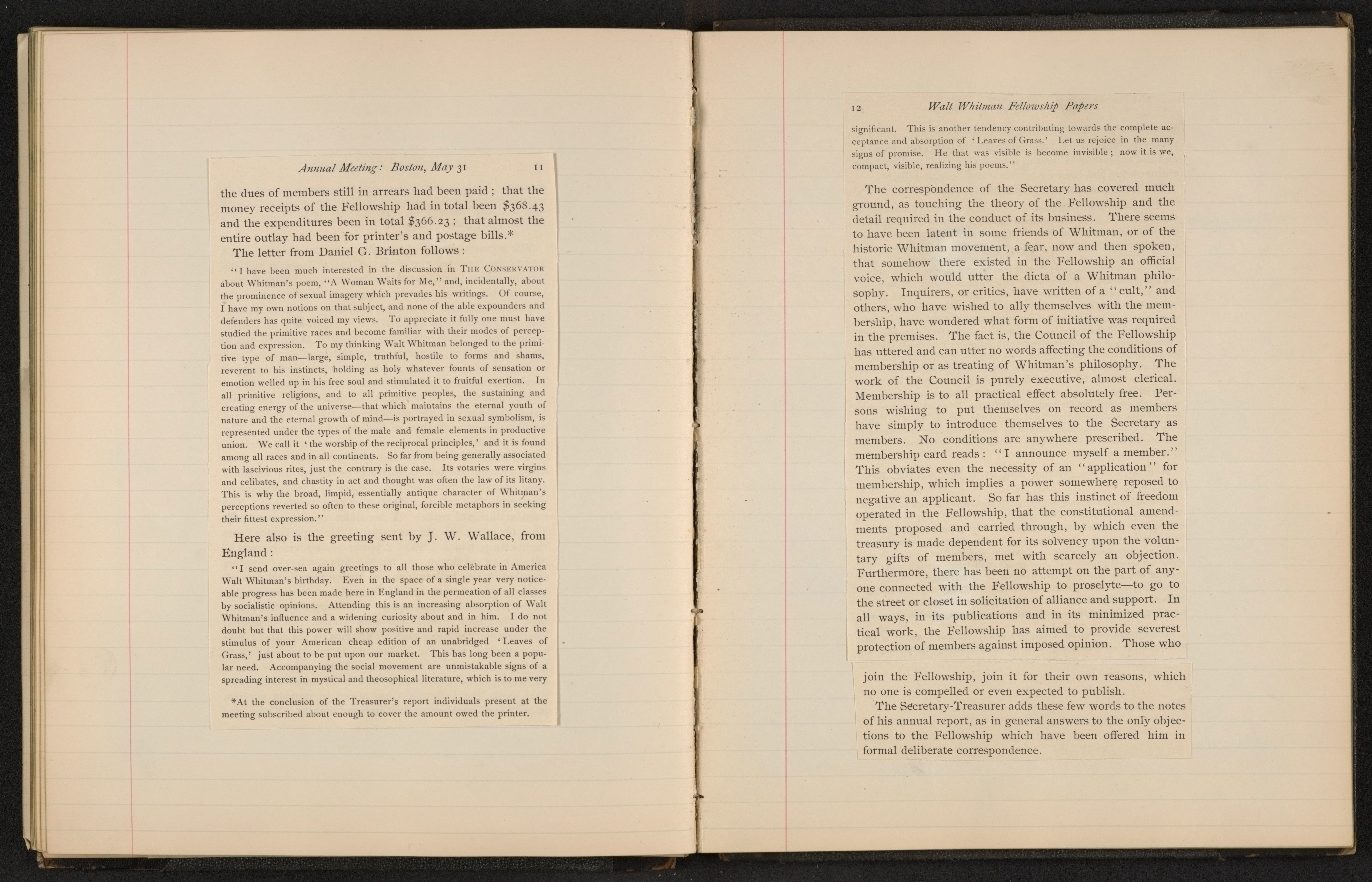 Scanned image of the current content page