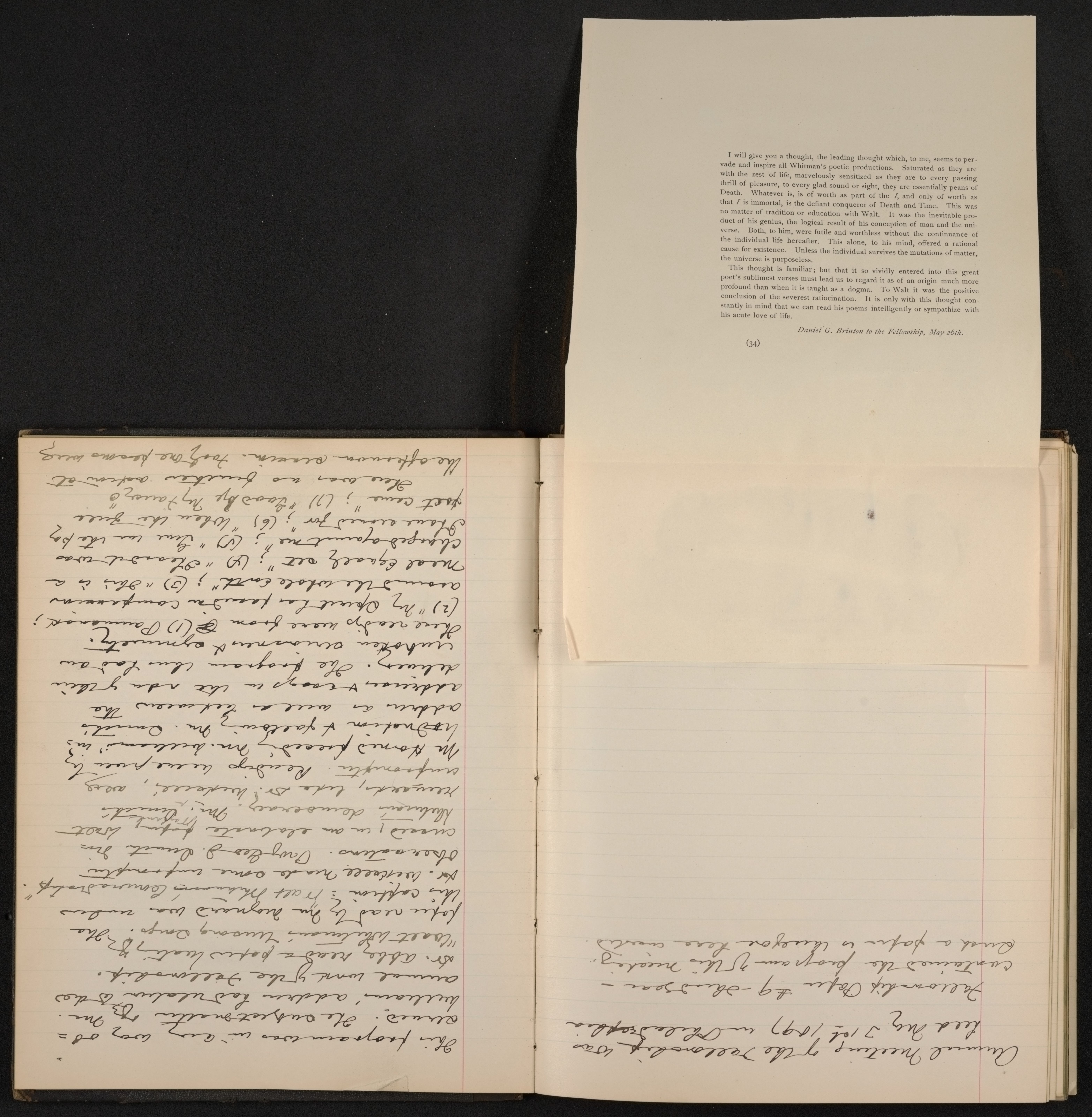 Scanned image of the current content page