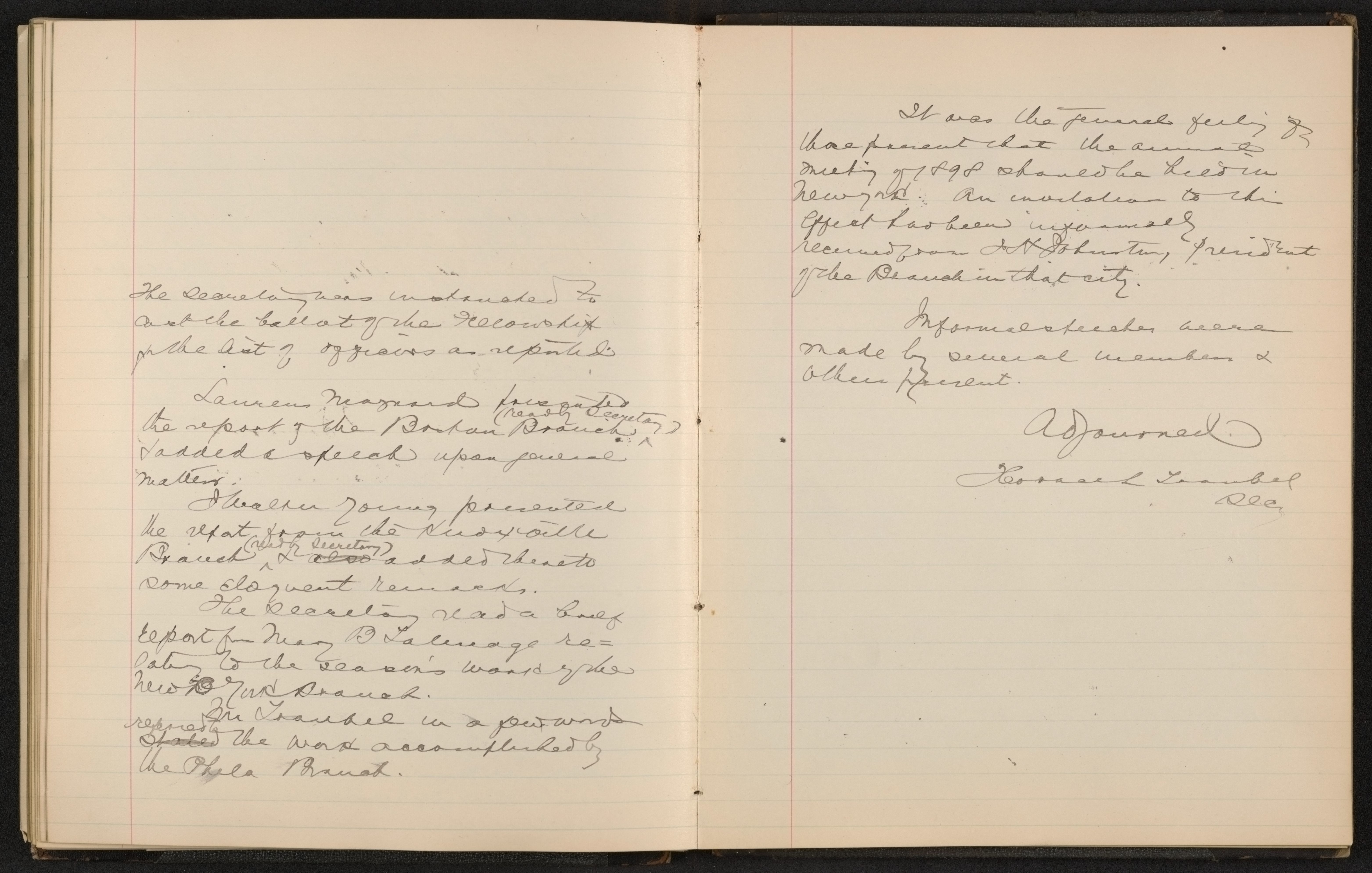 Scanned image of the current content page