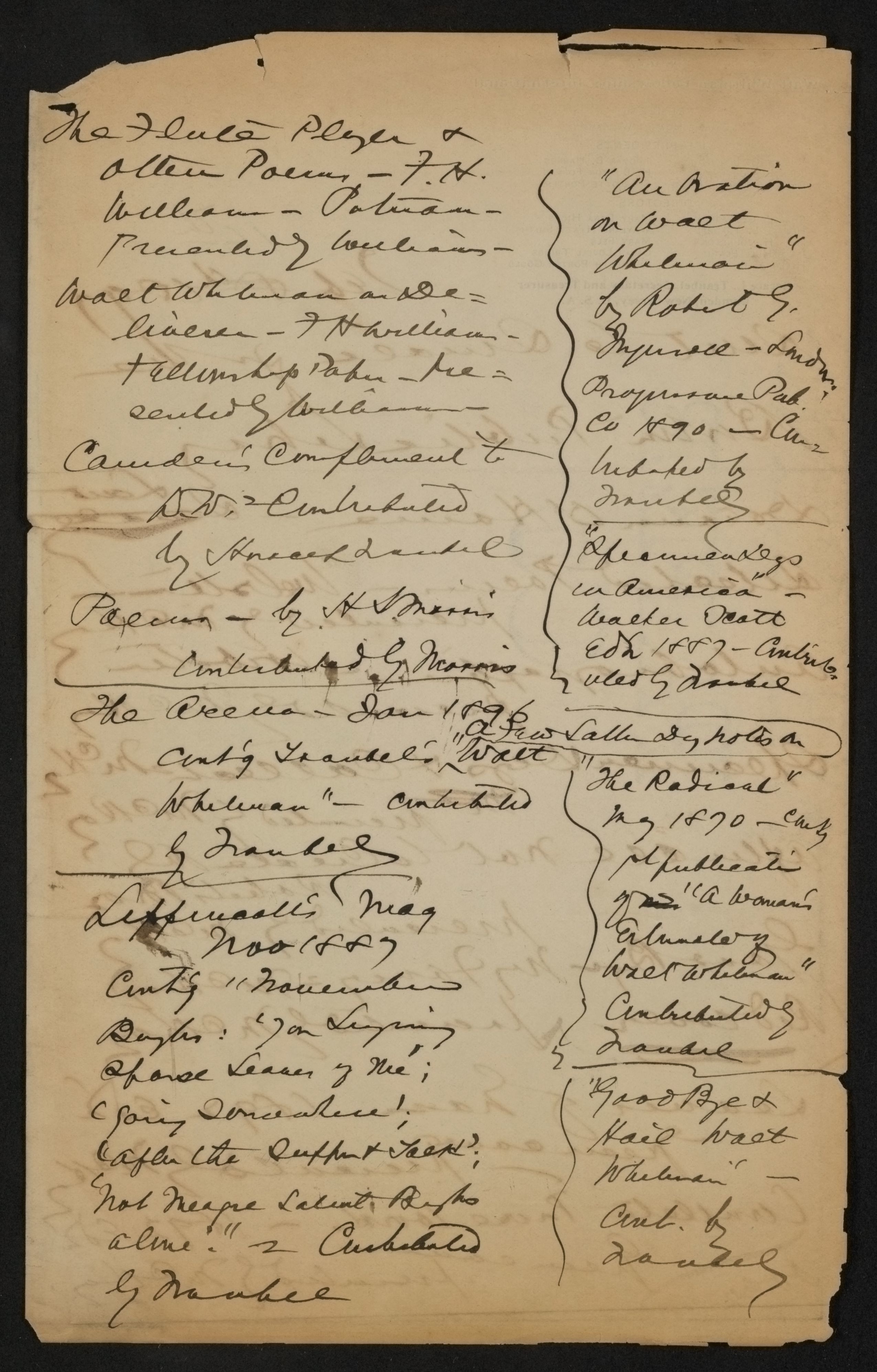 Scanned image of the current content page