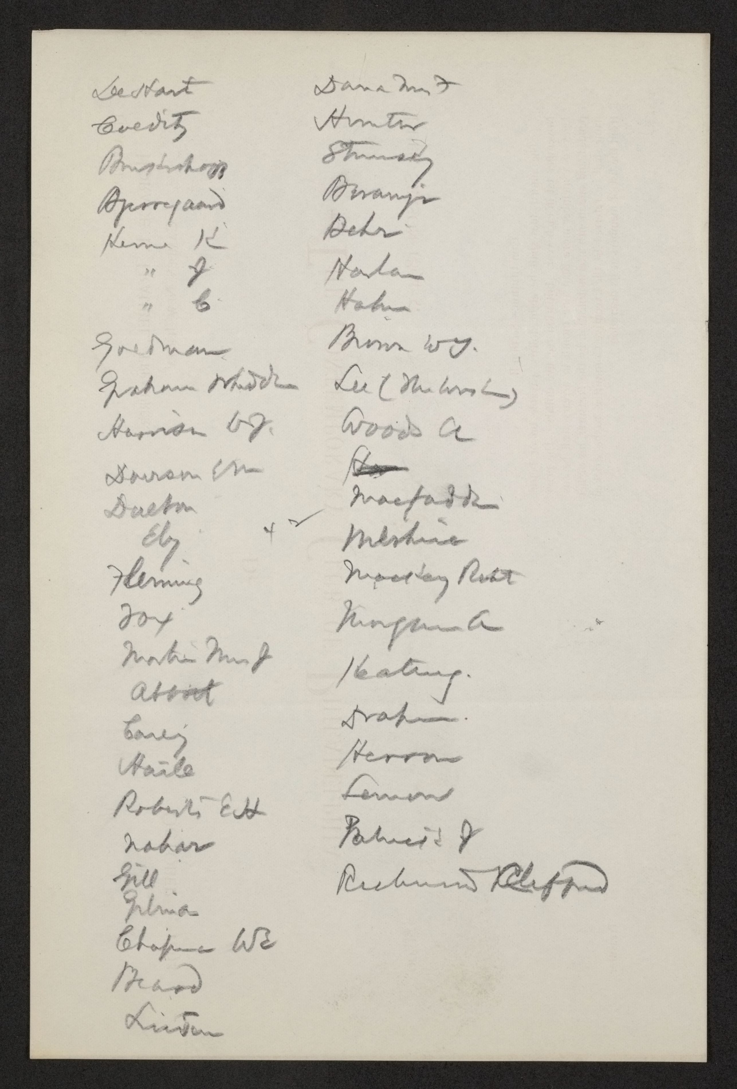 Scanned image of the current content page