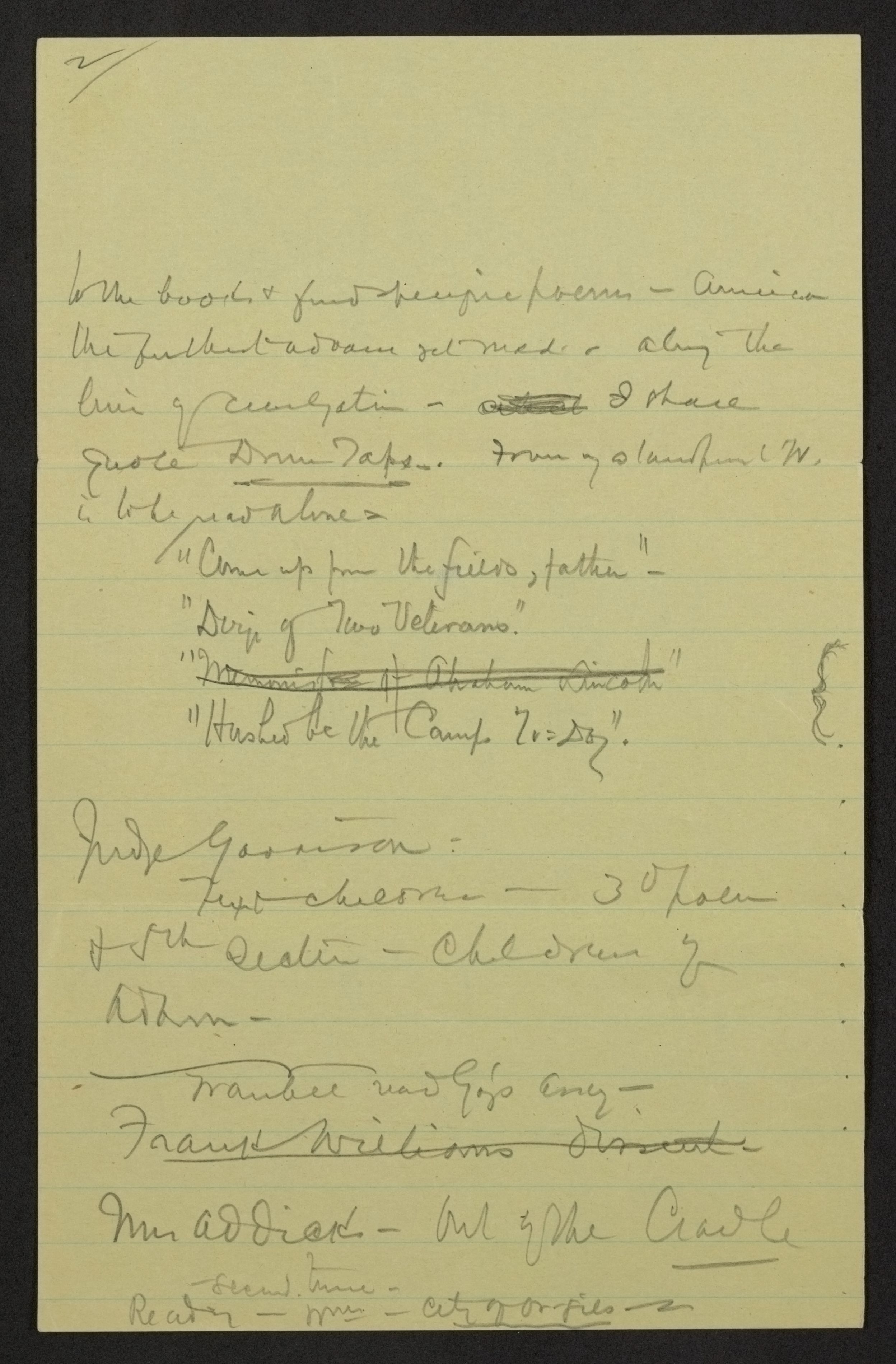 Scanned image of the current content page