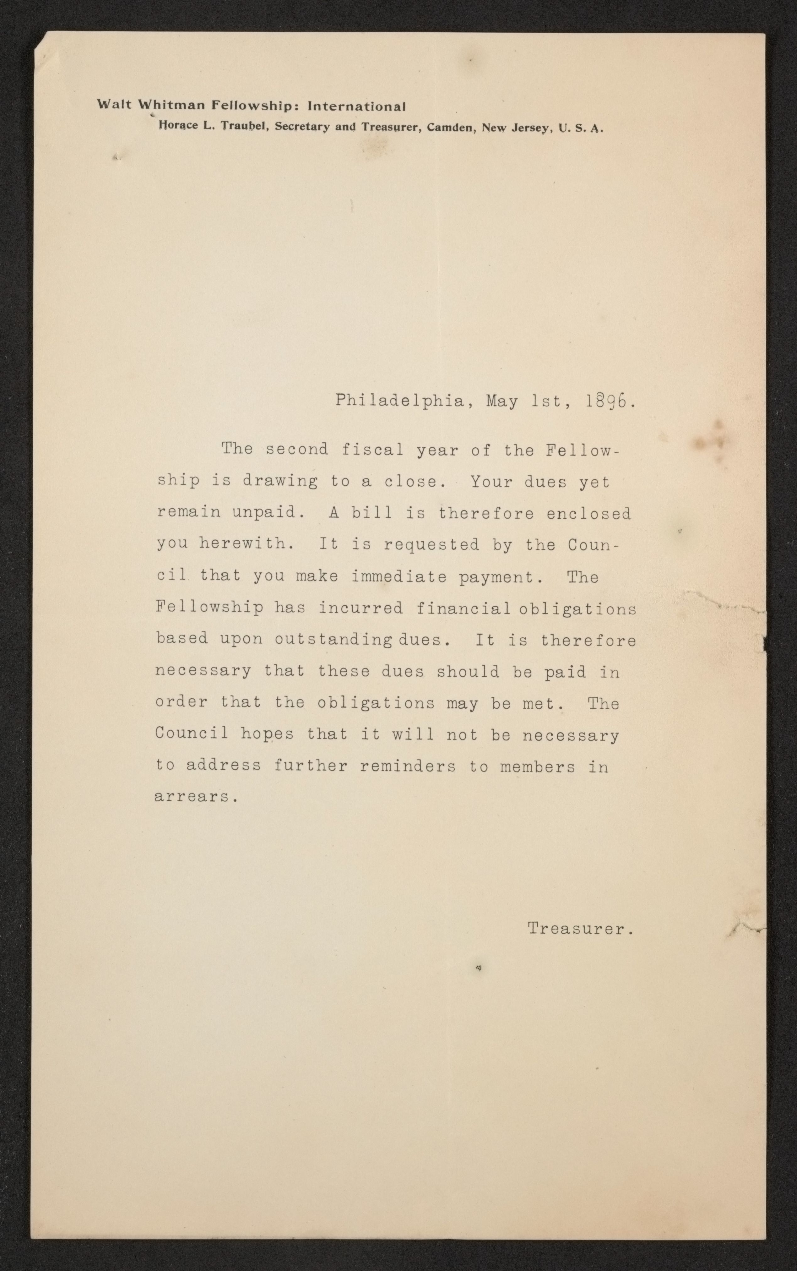 Scanned image of the current content page