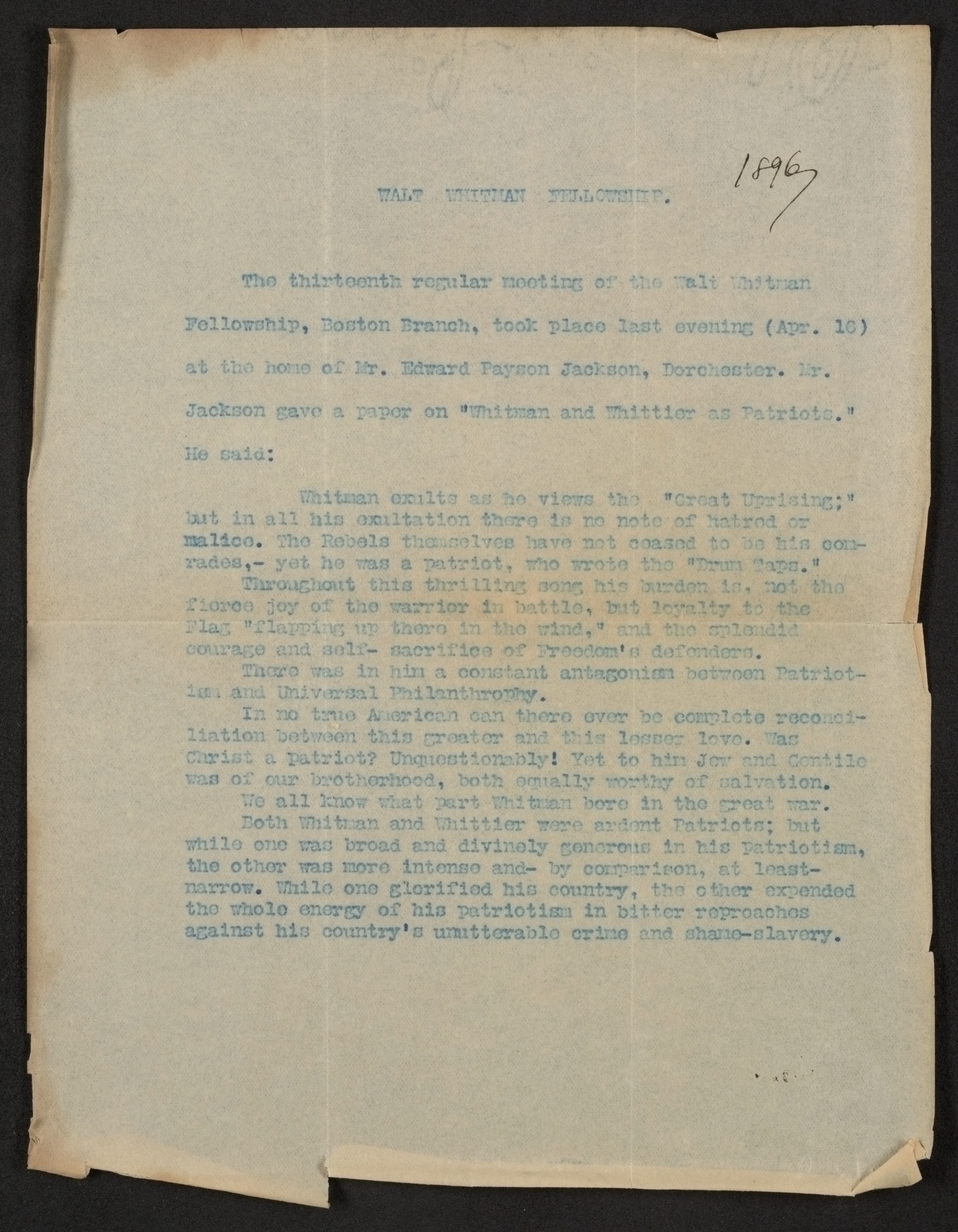 Scanned image of the current content page