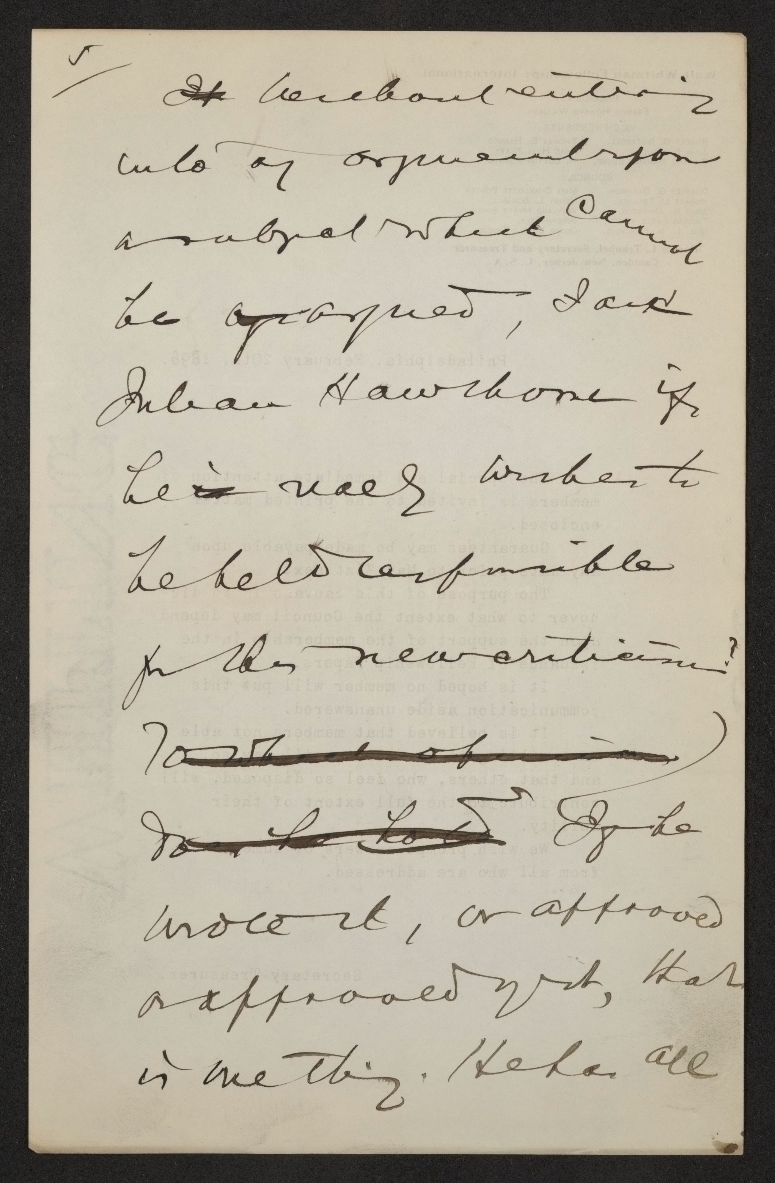 Scanned image of the current content page