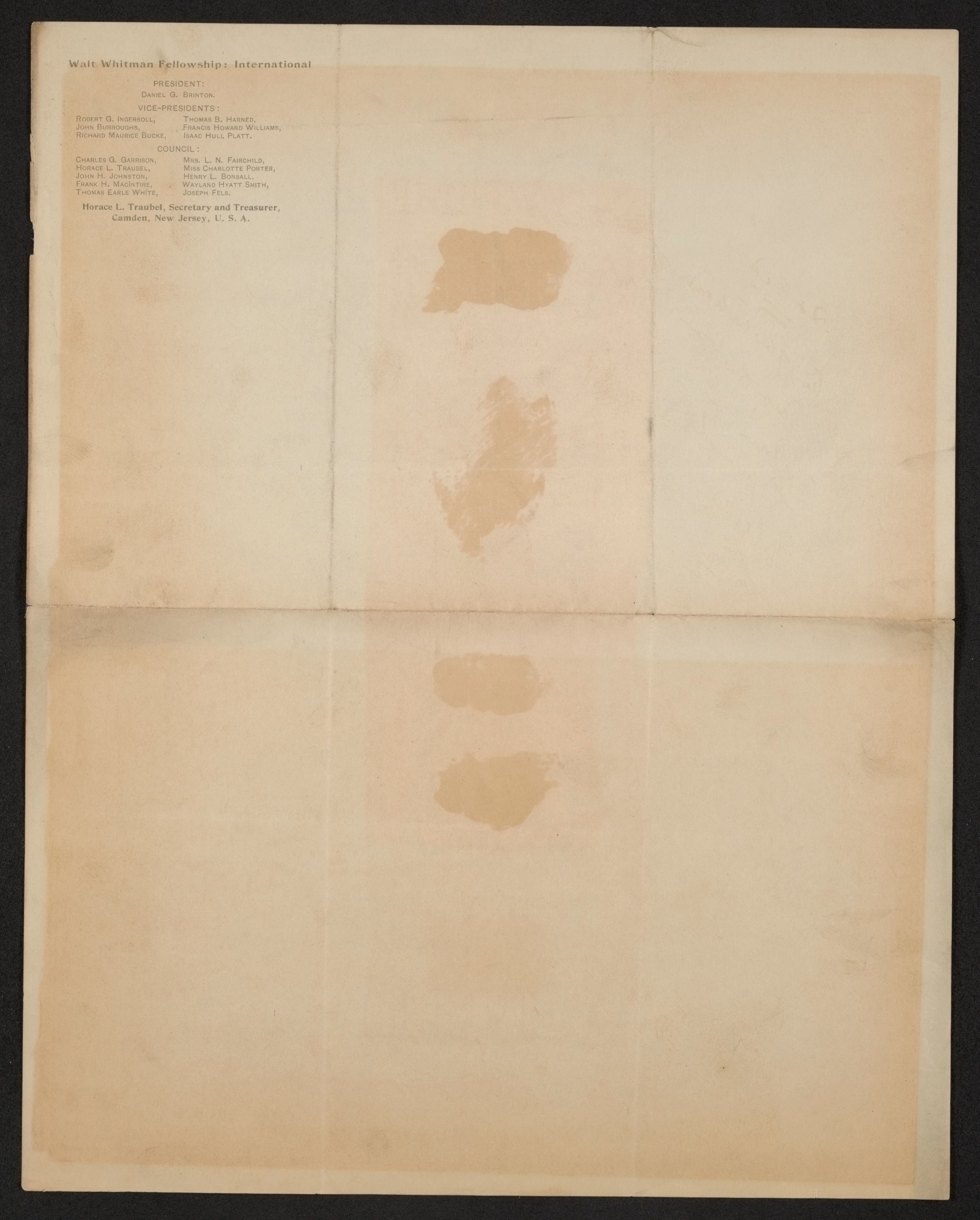 Scanned image of the current content page