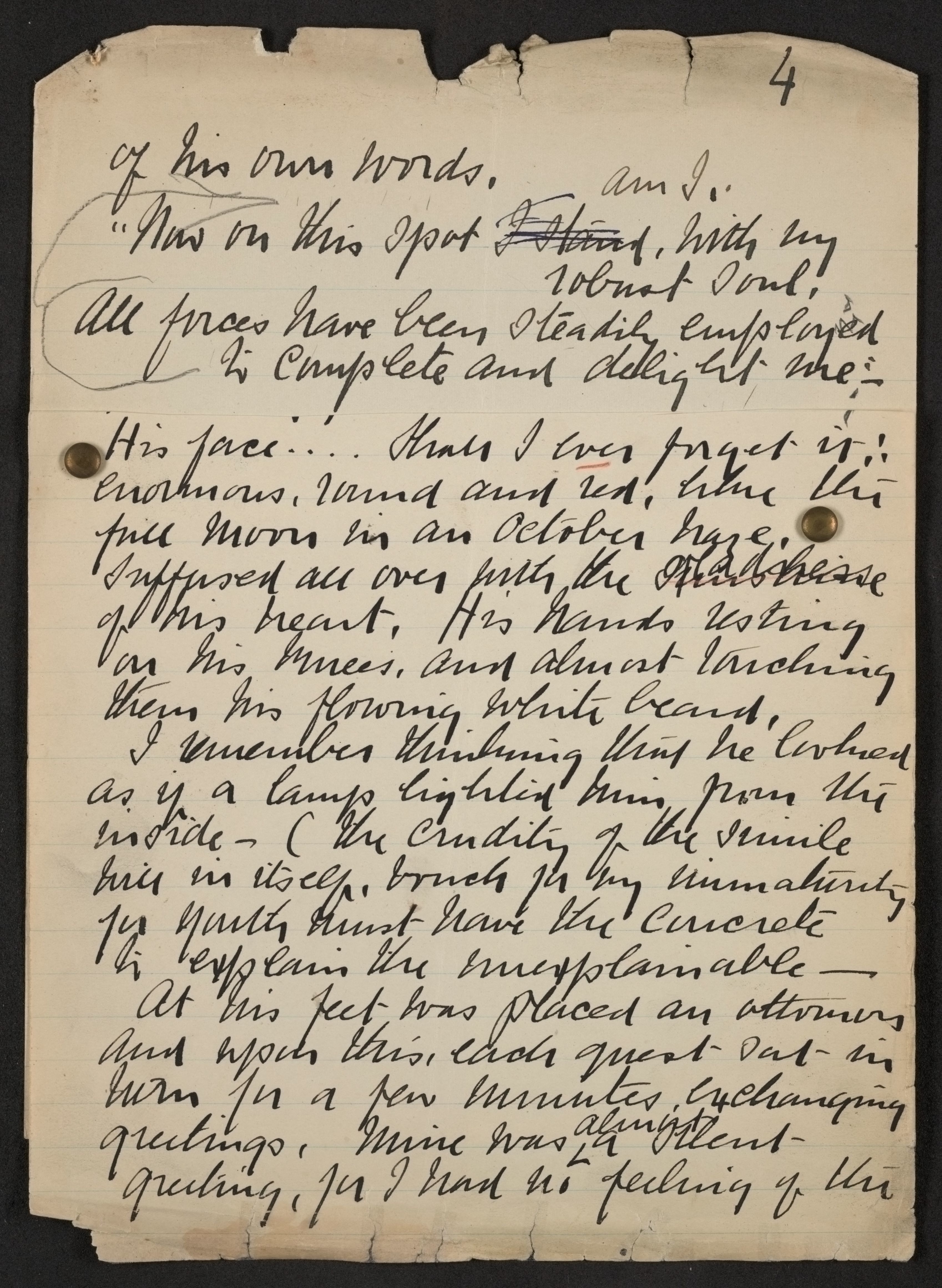 Scanned image of the current content page