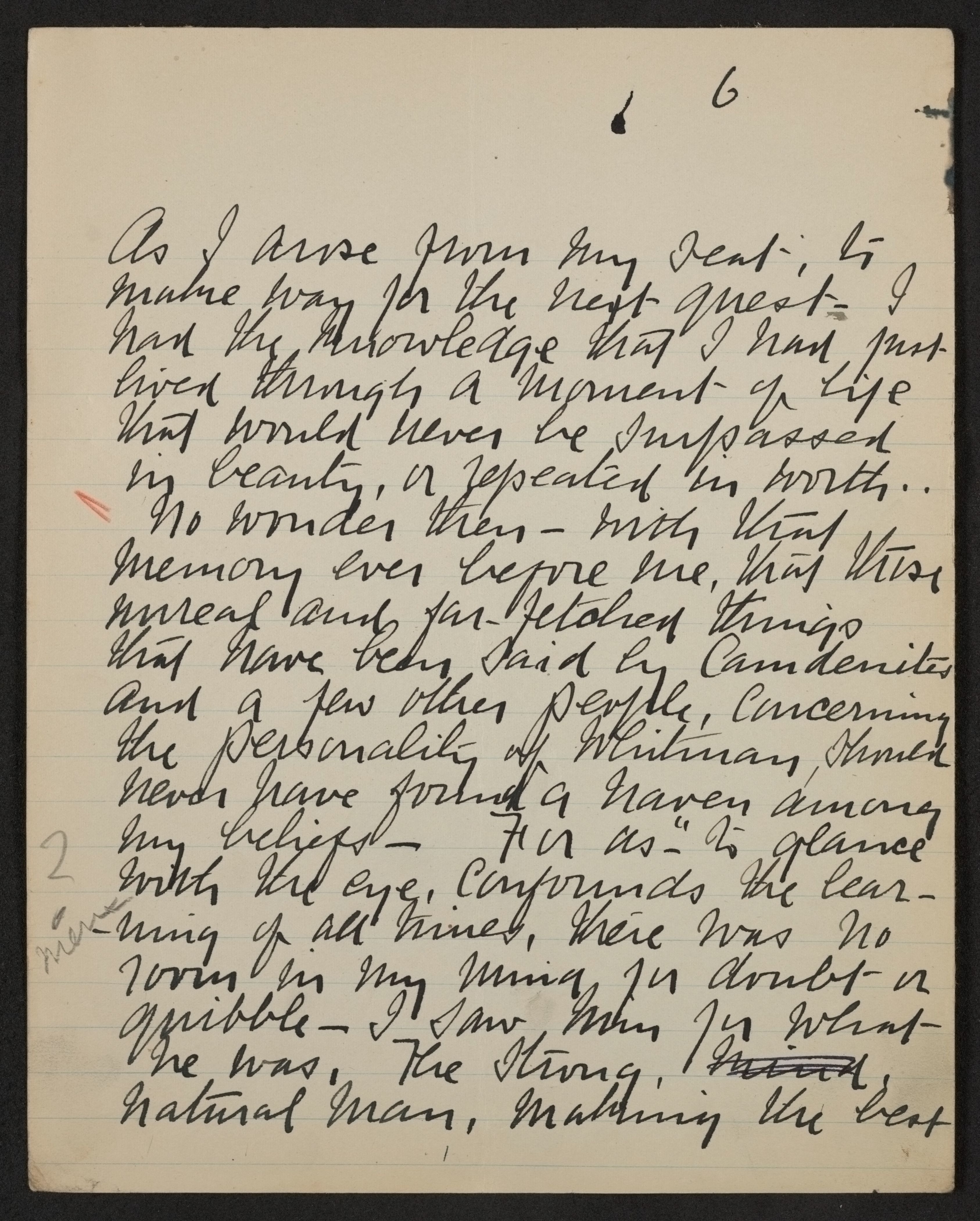 Scanned image of the current content page