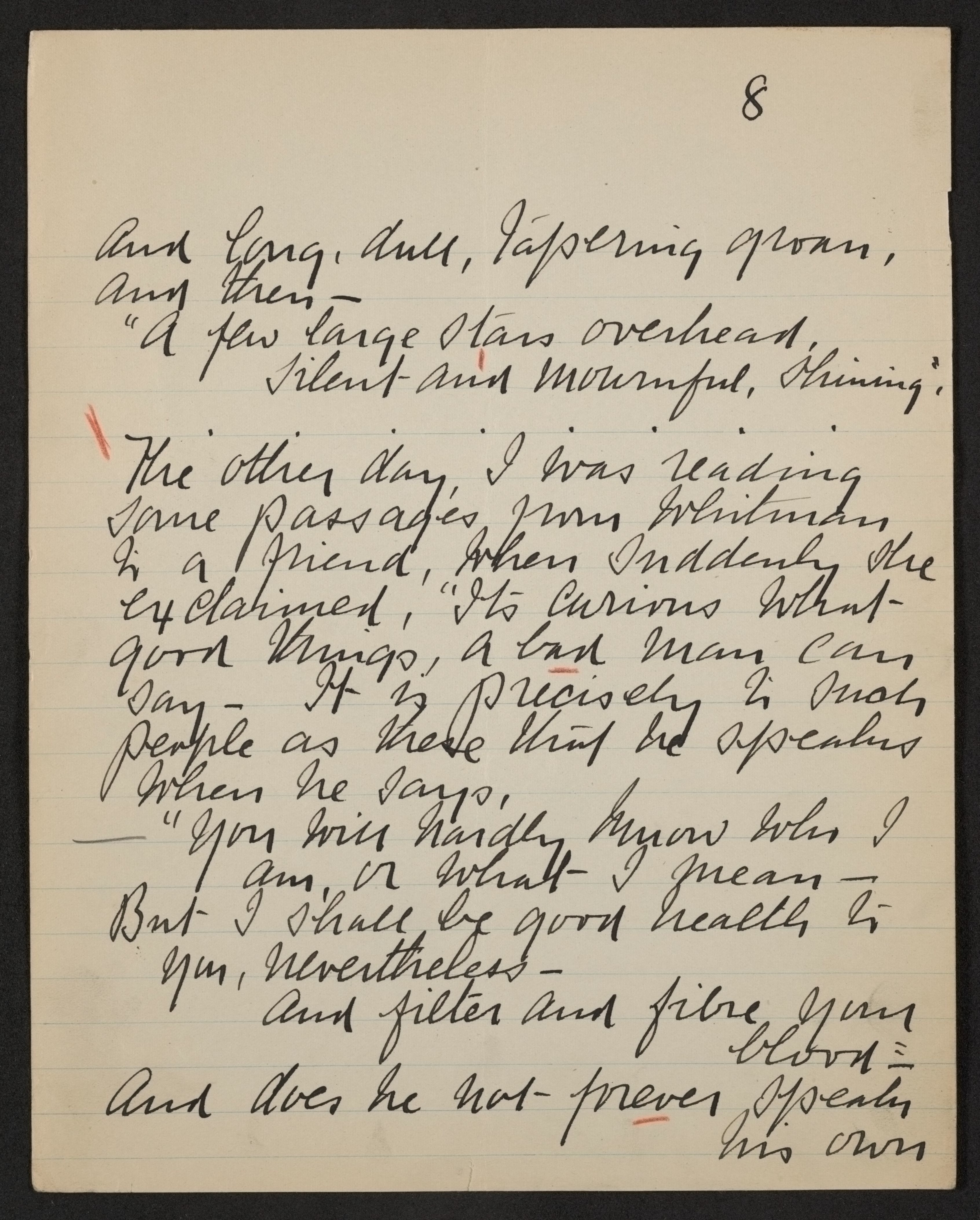 Scanned image of the current content page