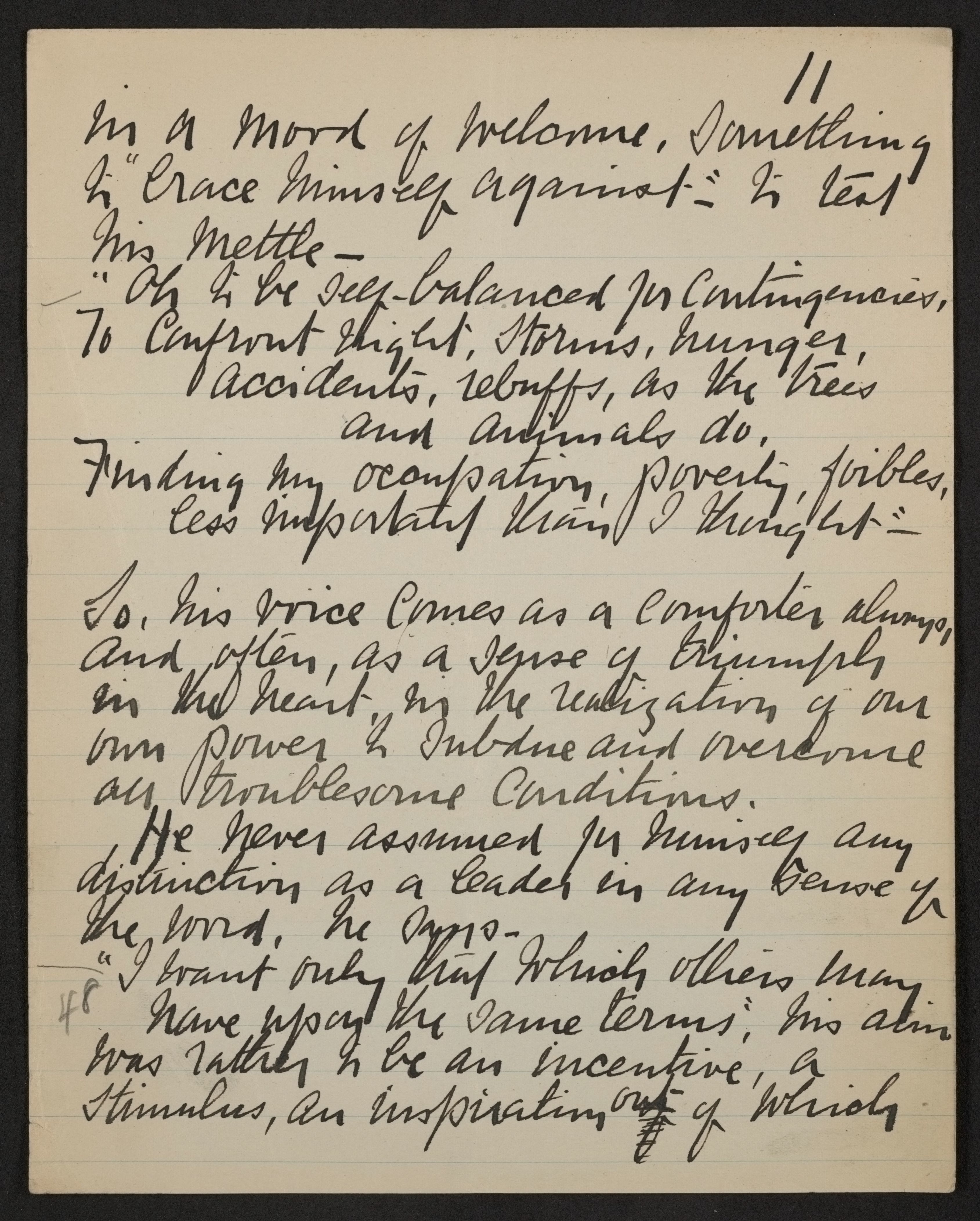 Scanned image of the current content page