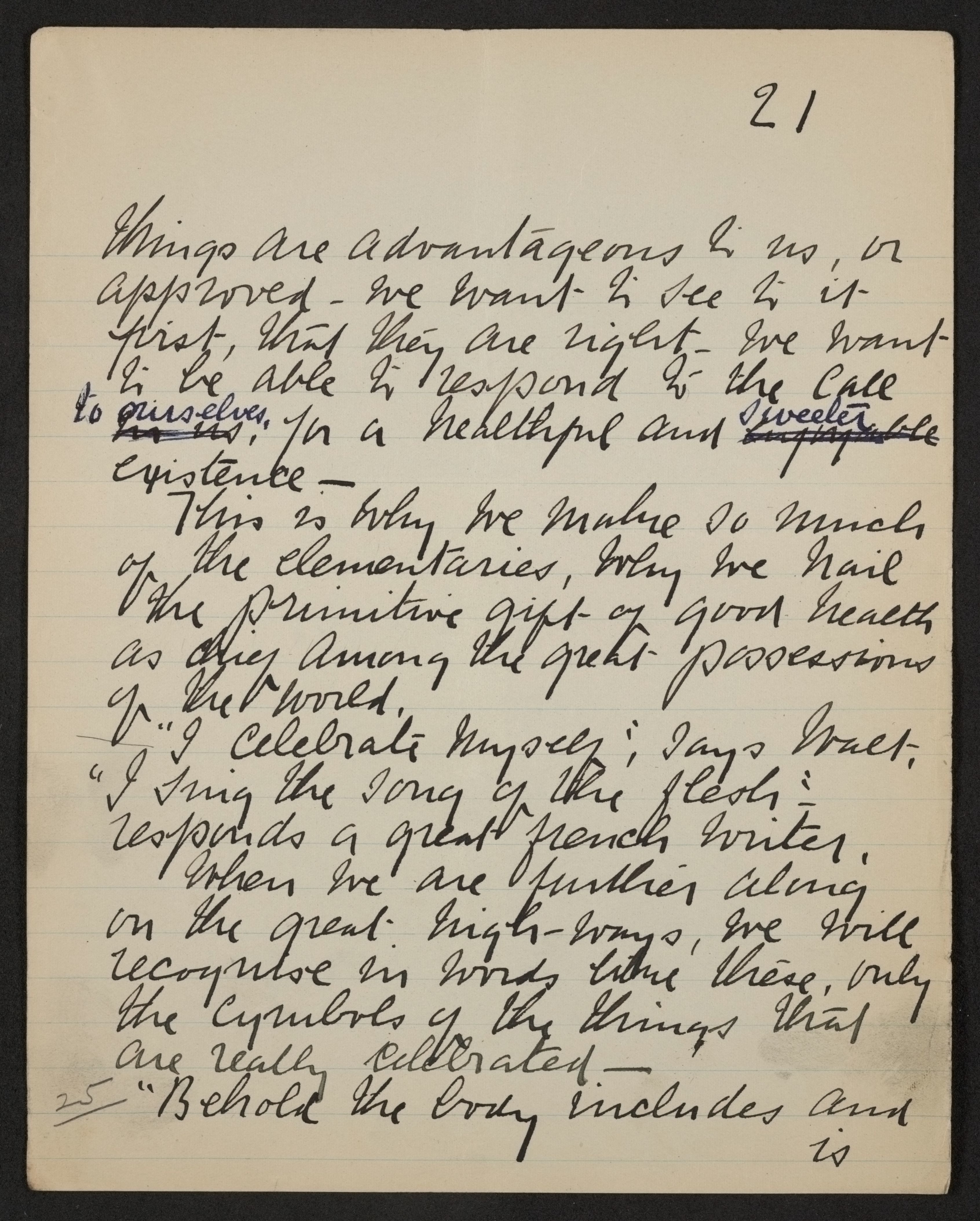 Scanned image of the current content page