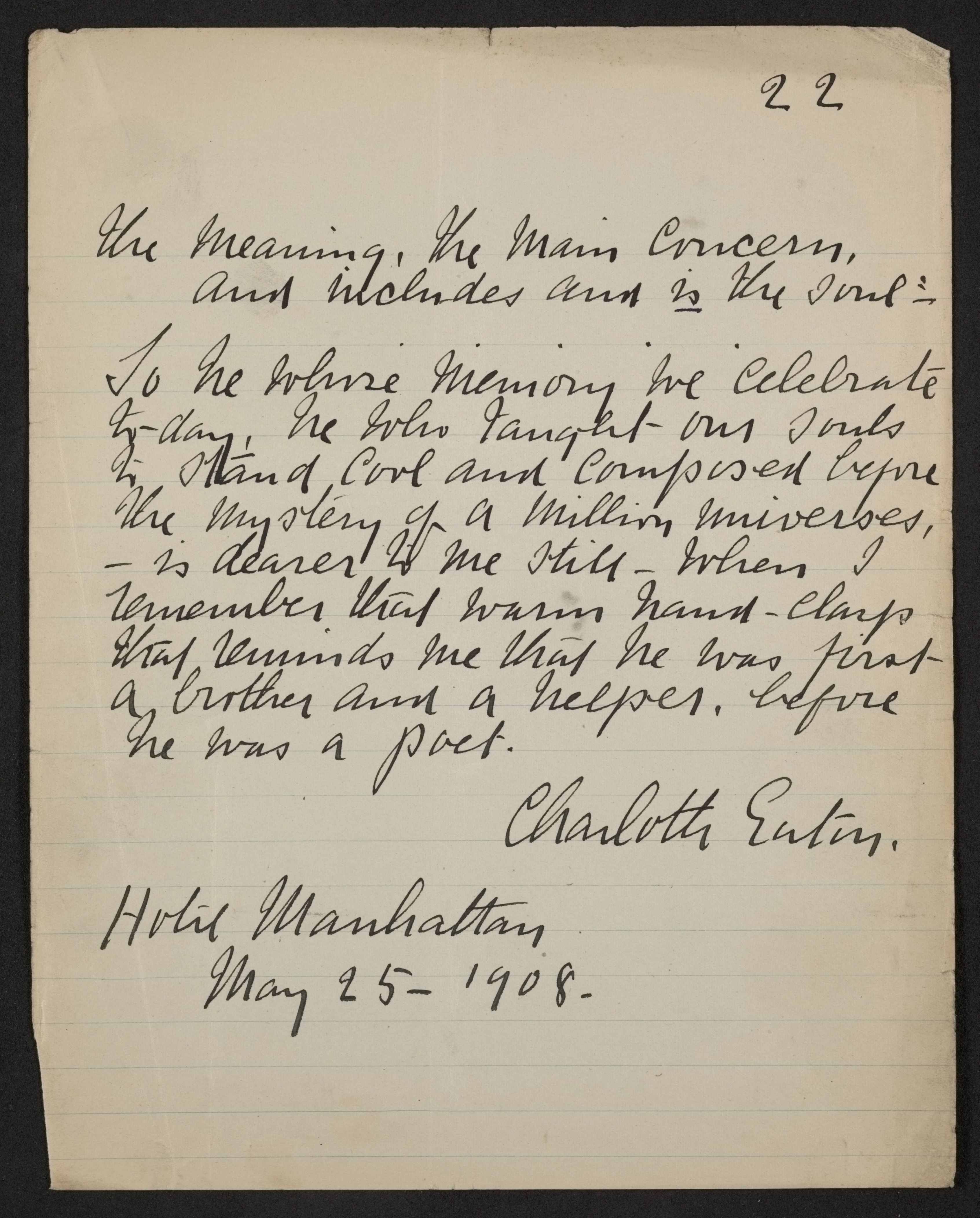 Scanned image of the current content page