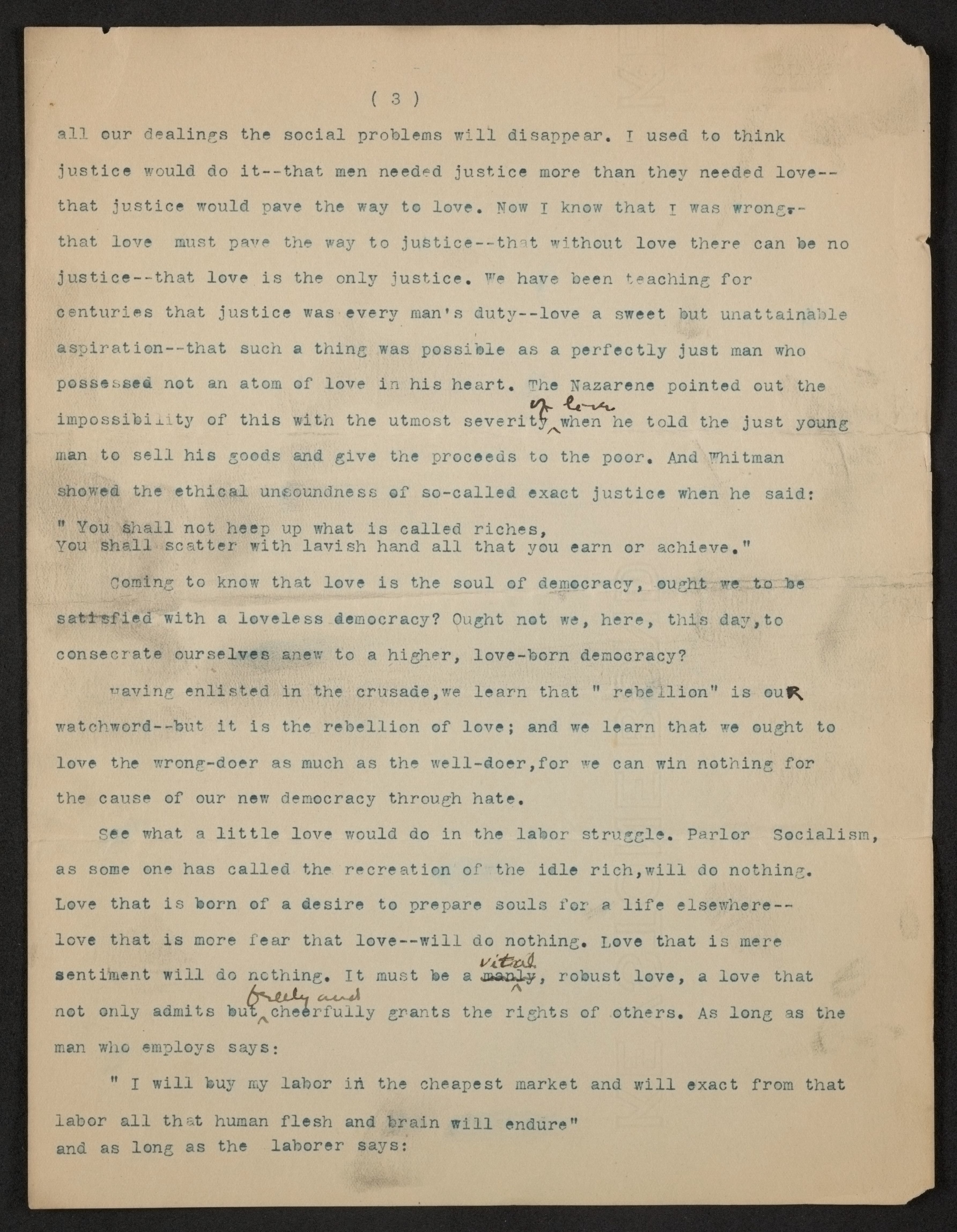 Scanned image of the current content page