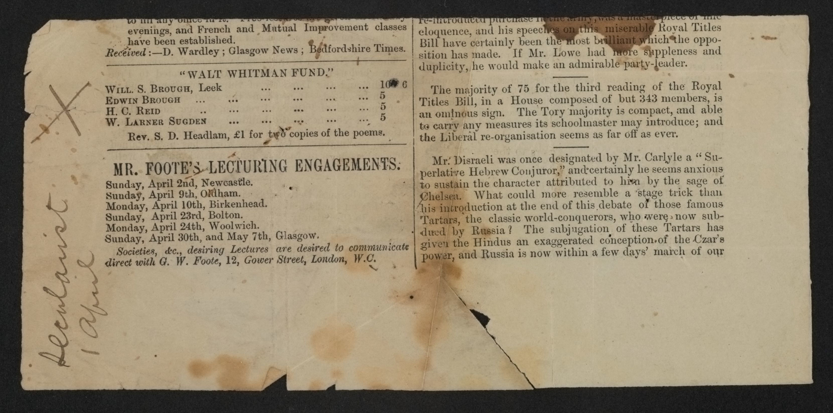 Scanned image of the current content page