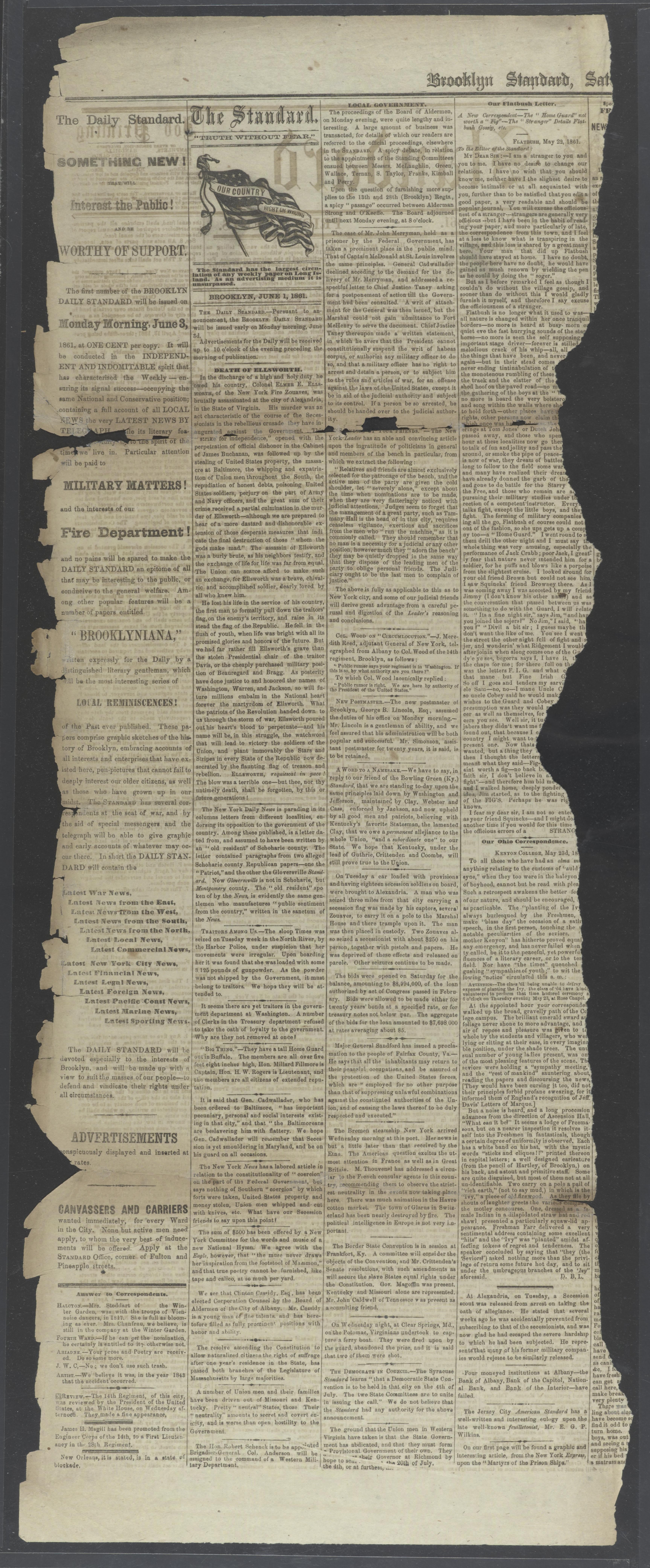 Scanned image of the current content page