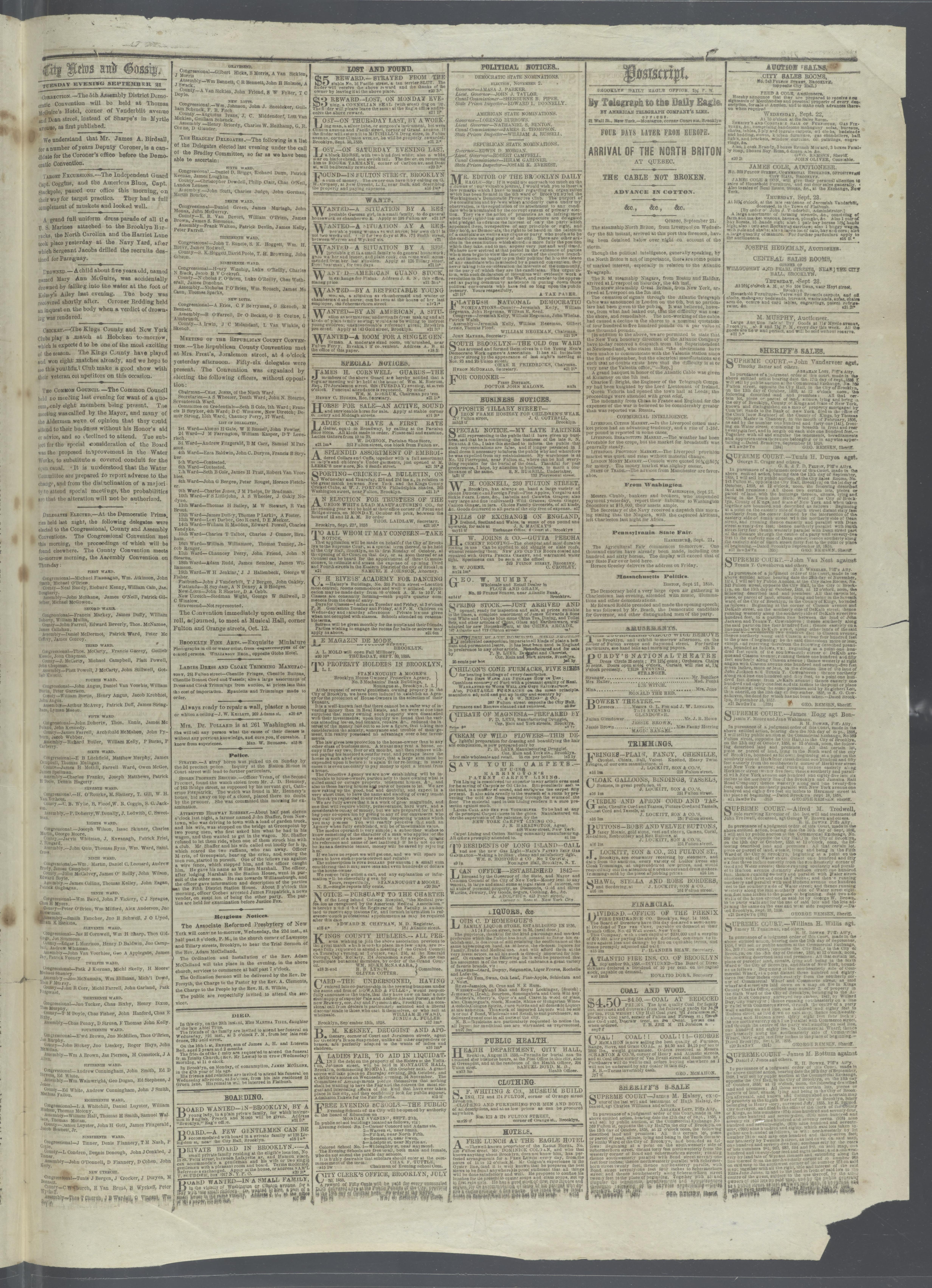 Scanned image of the current content page