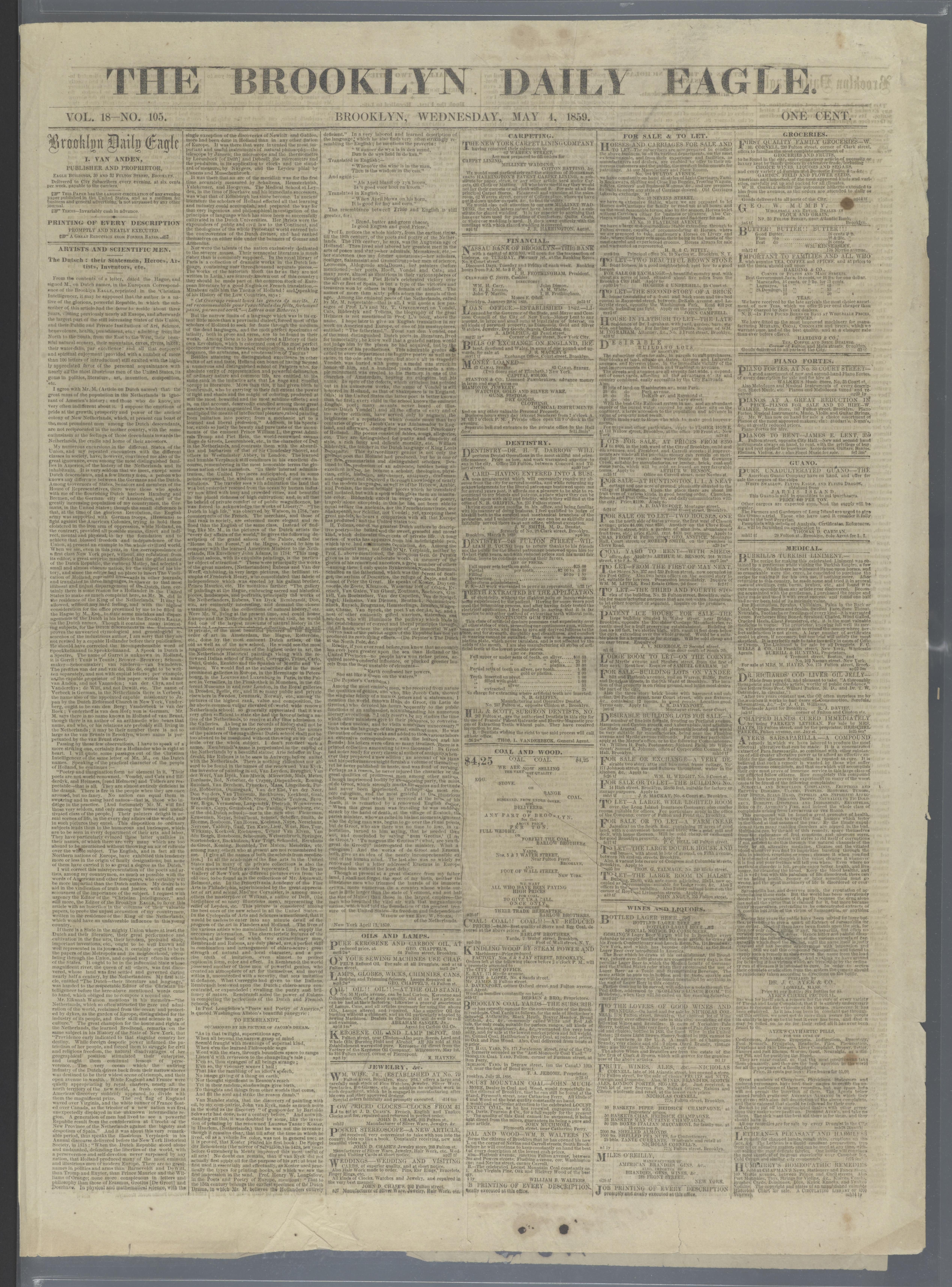 Scanned image of the current content page