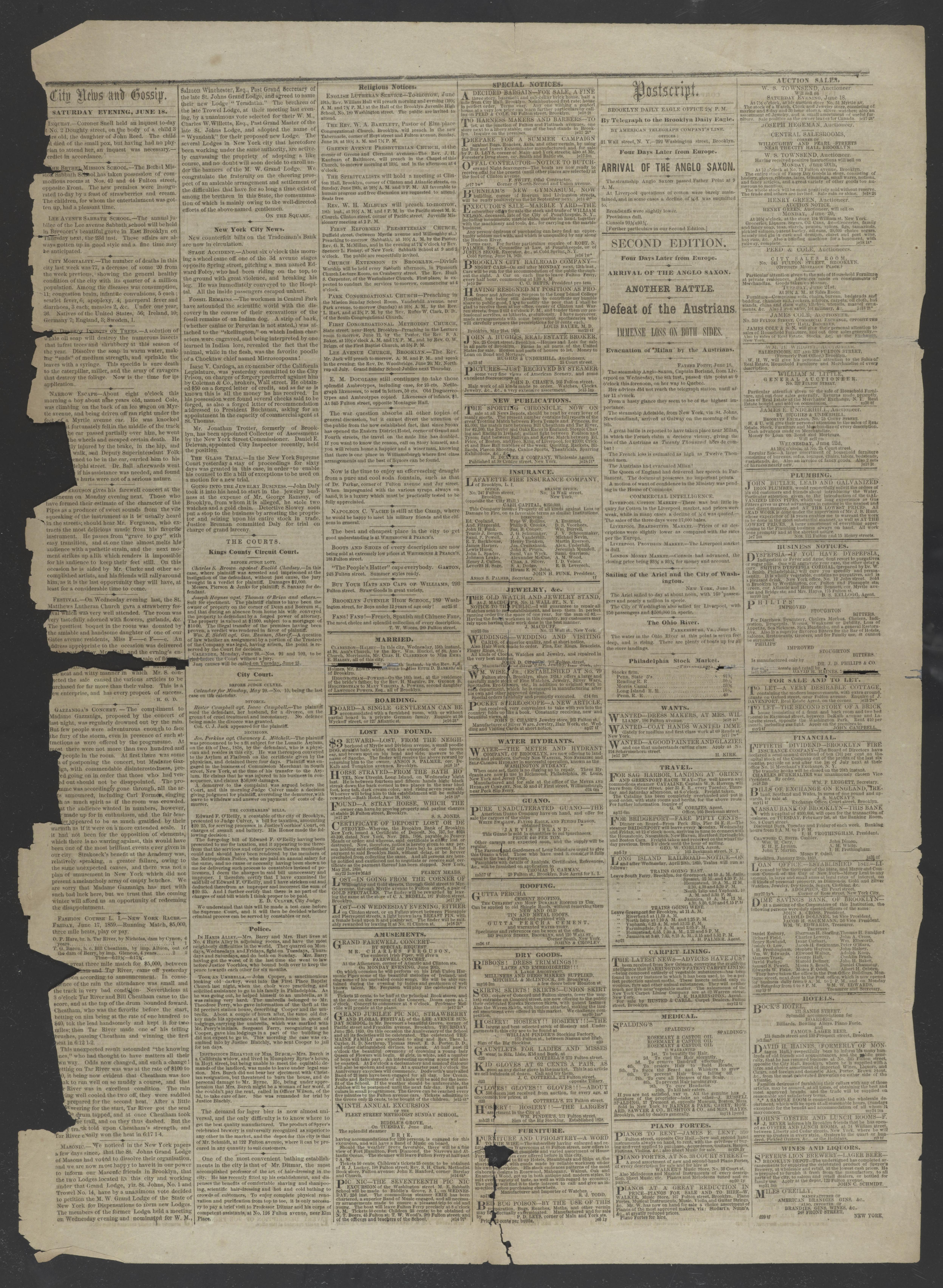 Scanned image of the current content page