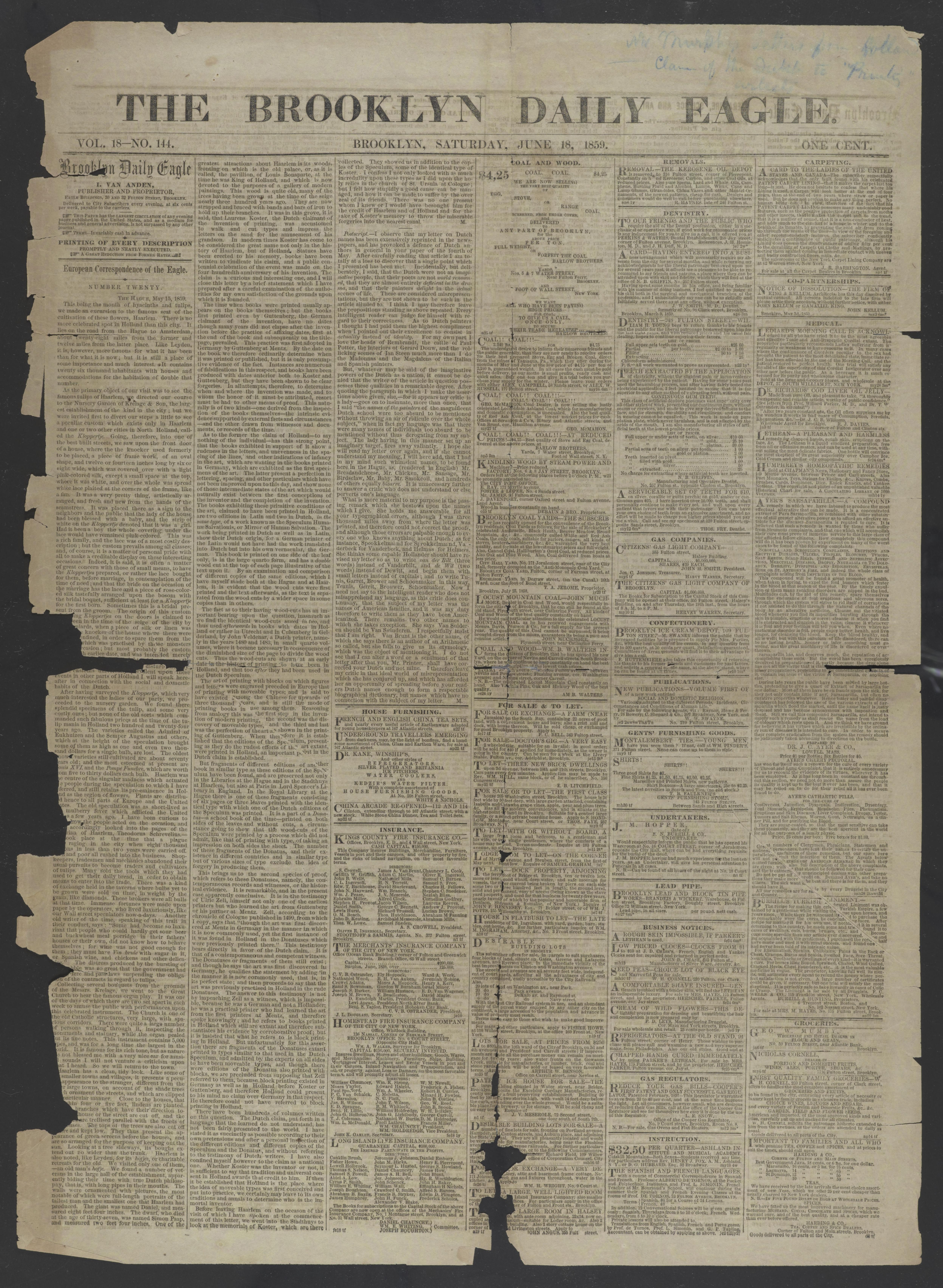 Scanned image of the current content page