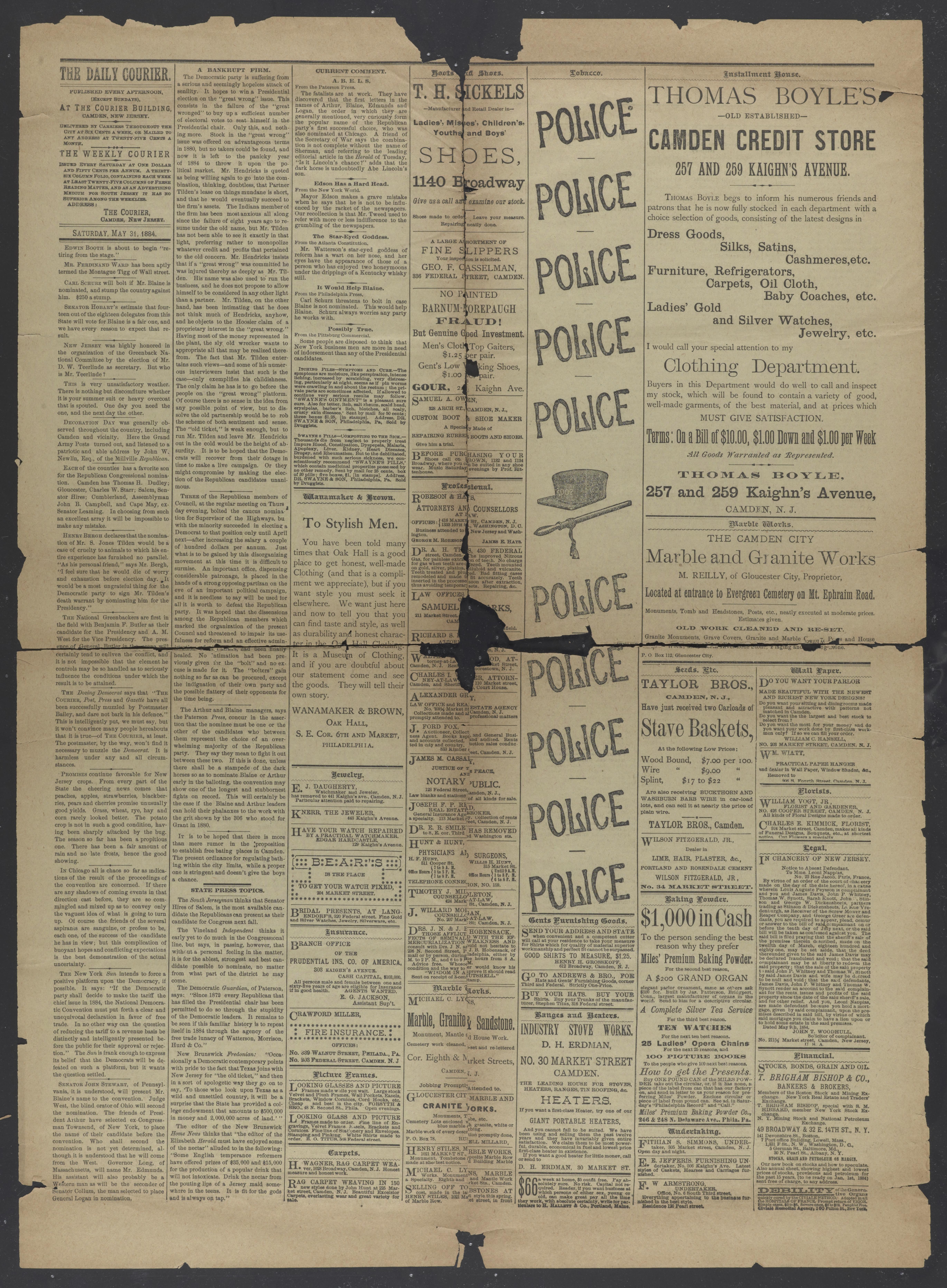 Scanned image of the current content page