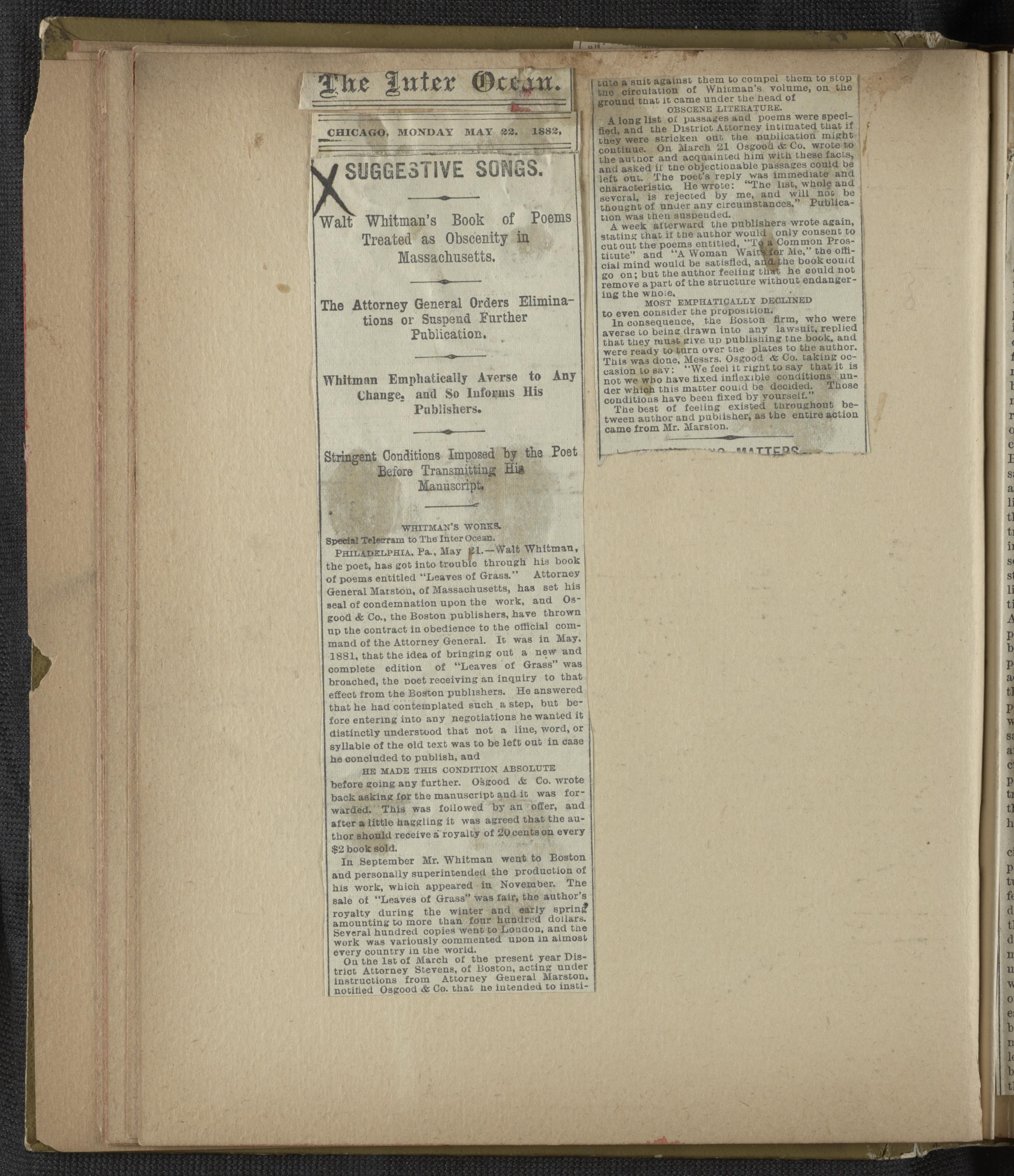 Scanned image of the current content page