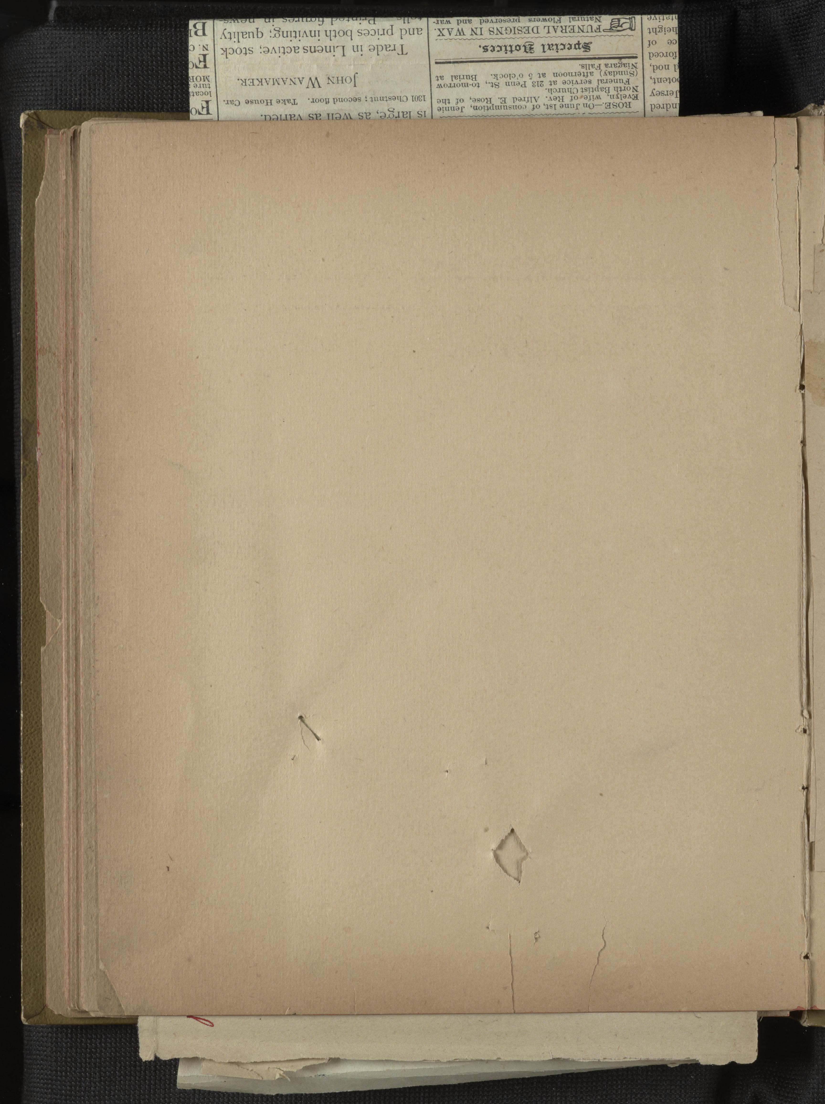 Scanned image of the current content page