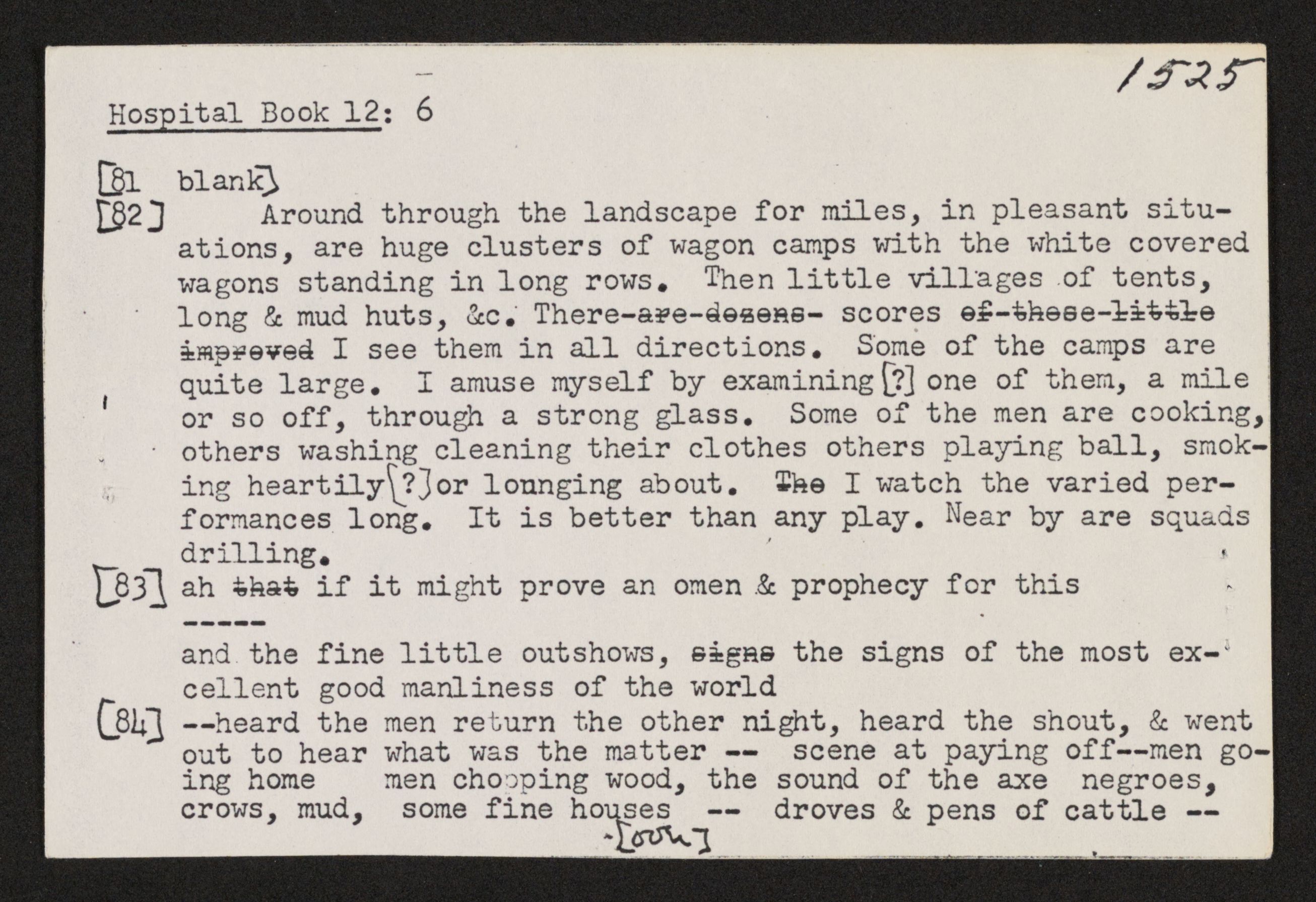 Scanned image of the current content page