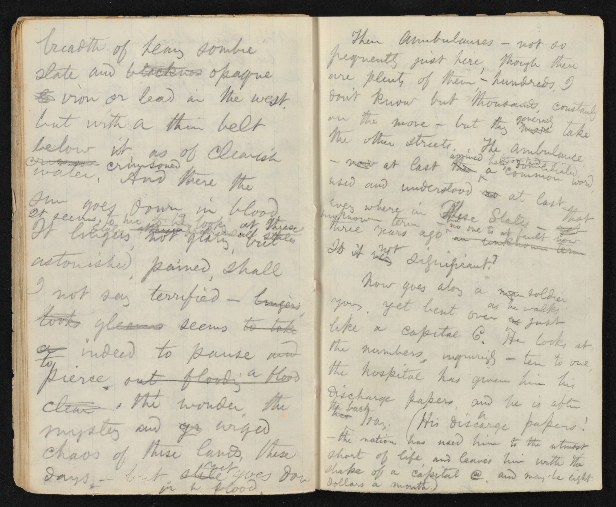 Scanned image of the current content page