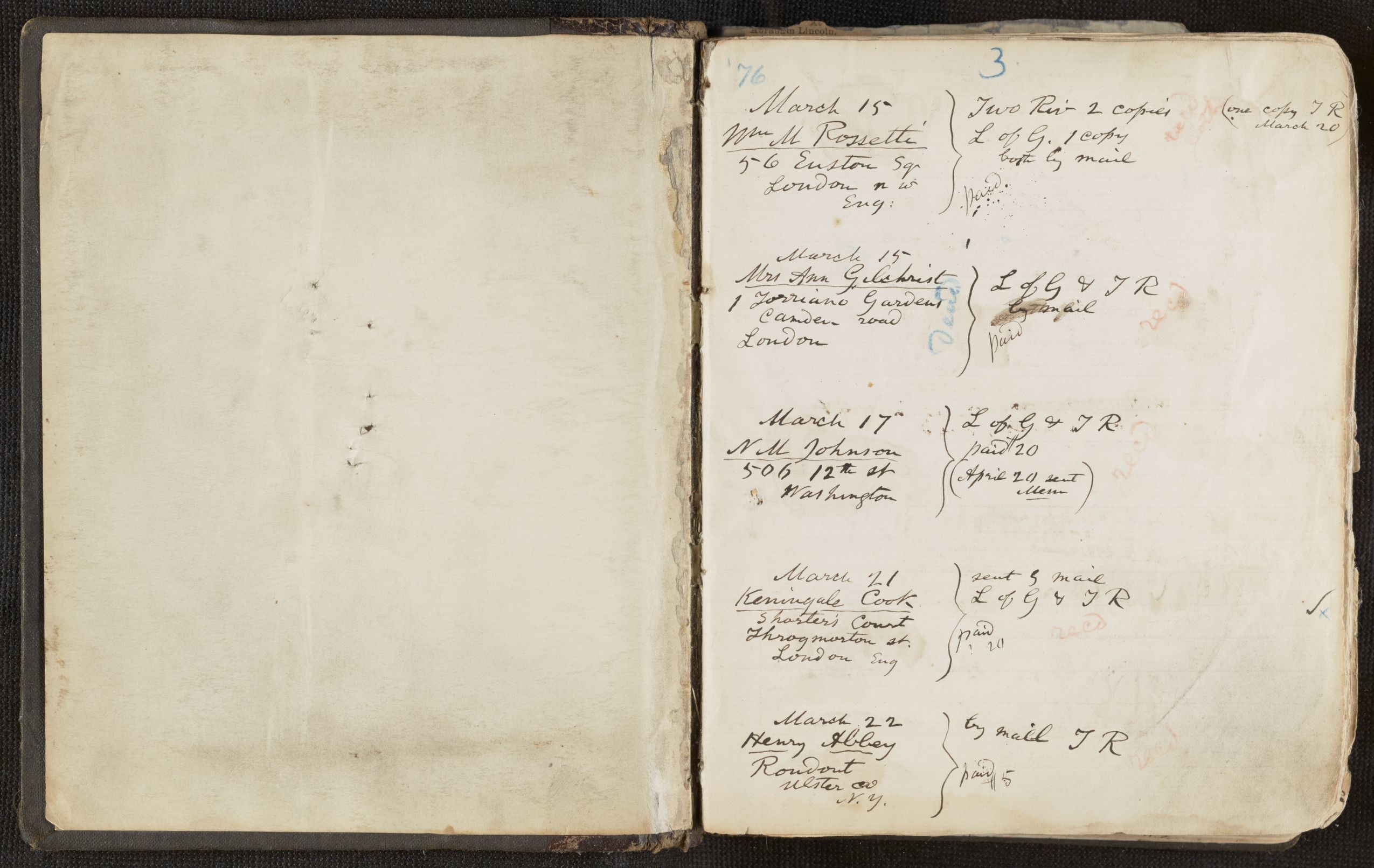 Scanned image of the current content page