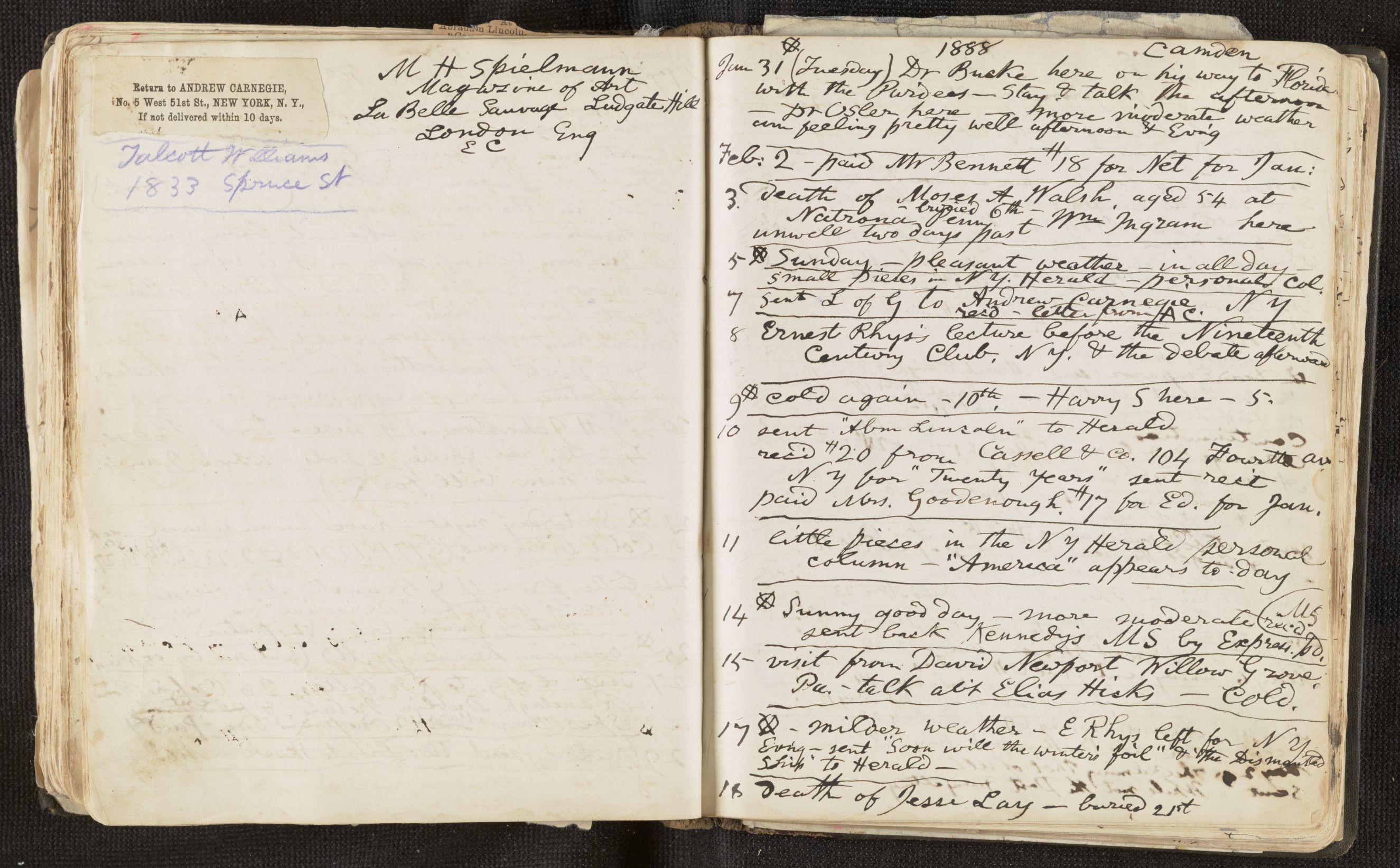 Scanned image of the current content page