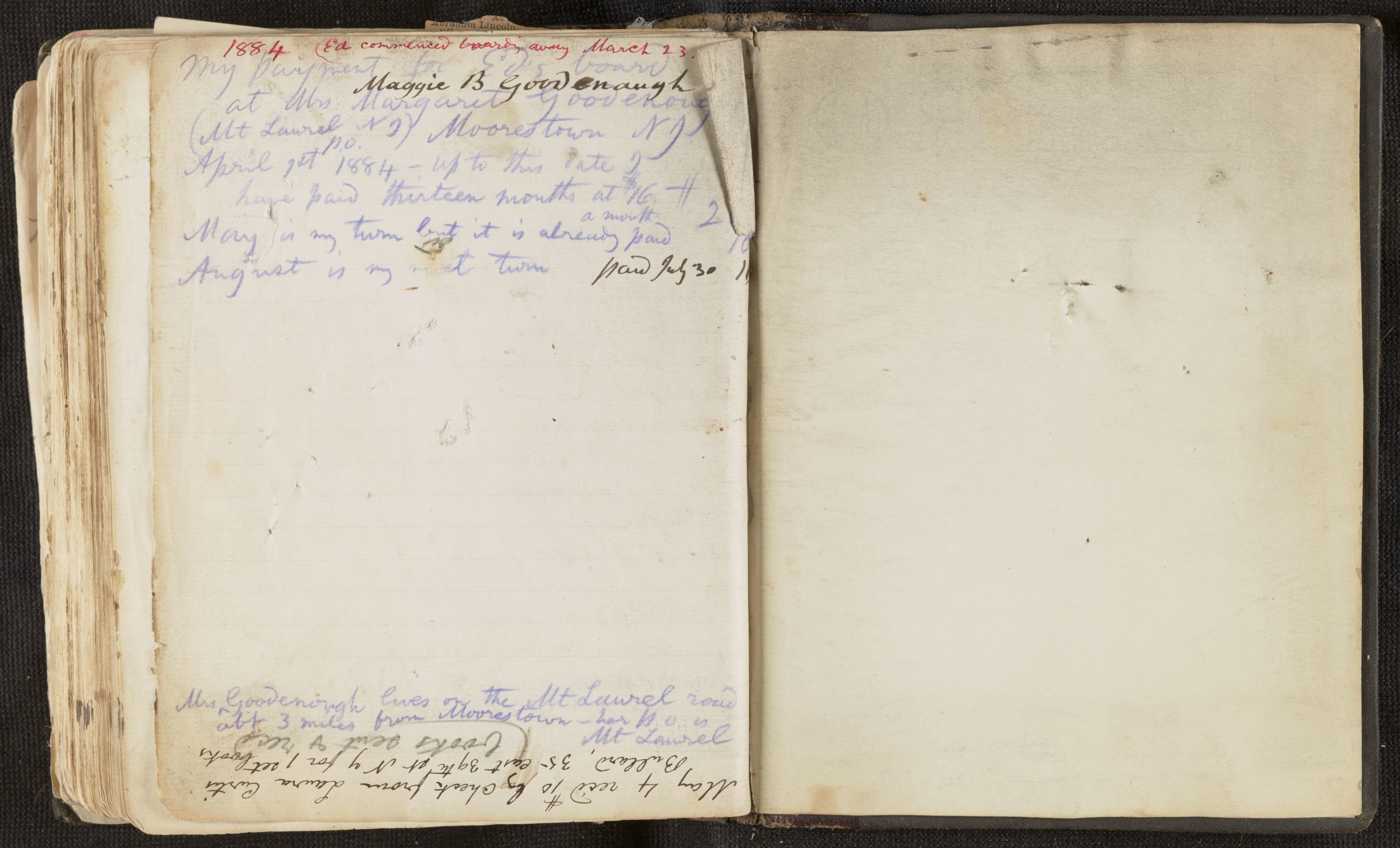 Scanned image of the current content page