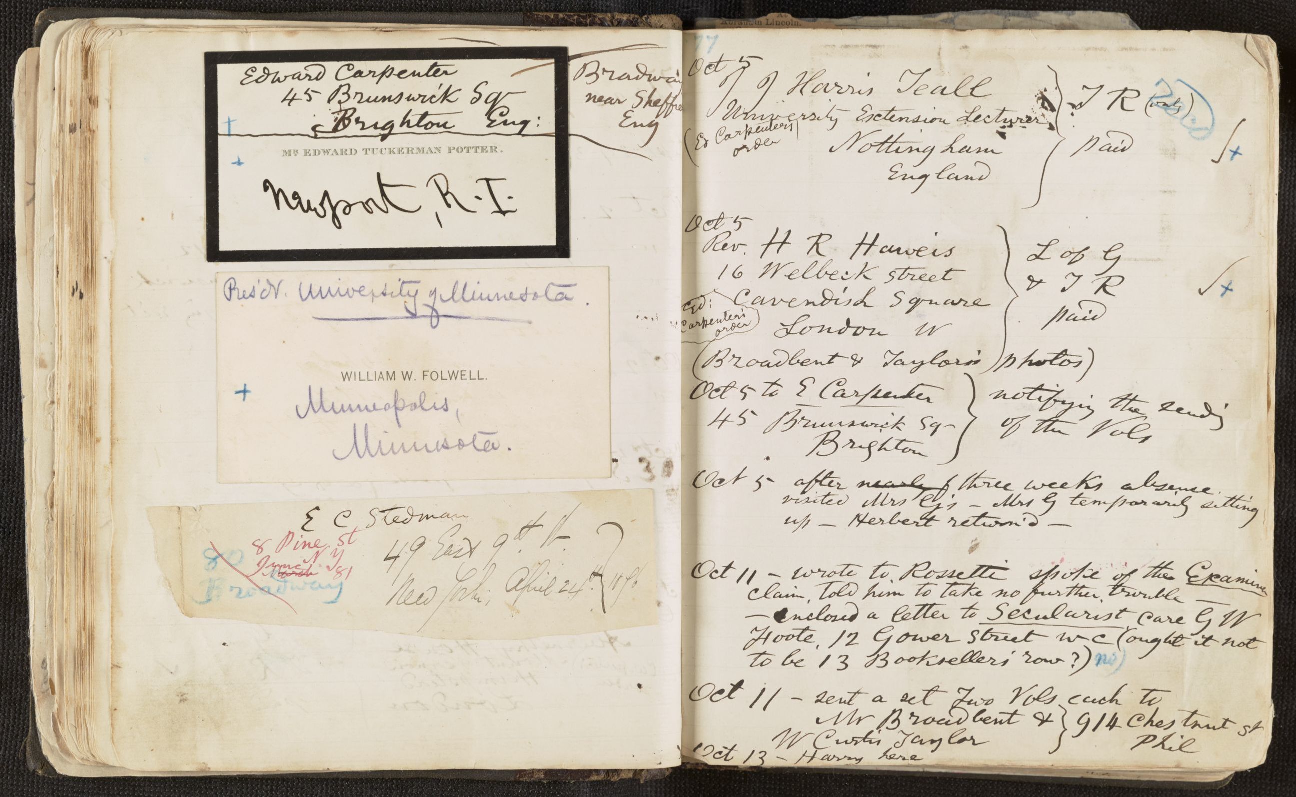 Scanned image of the current content page
