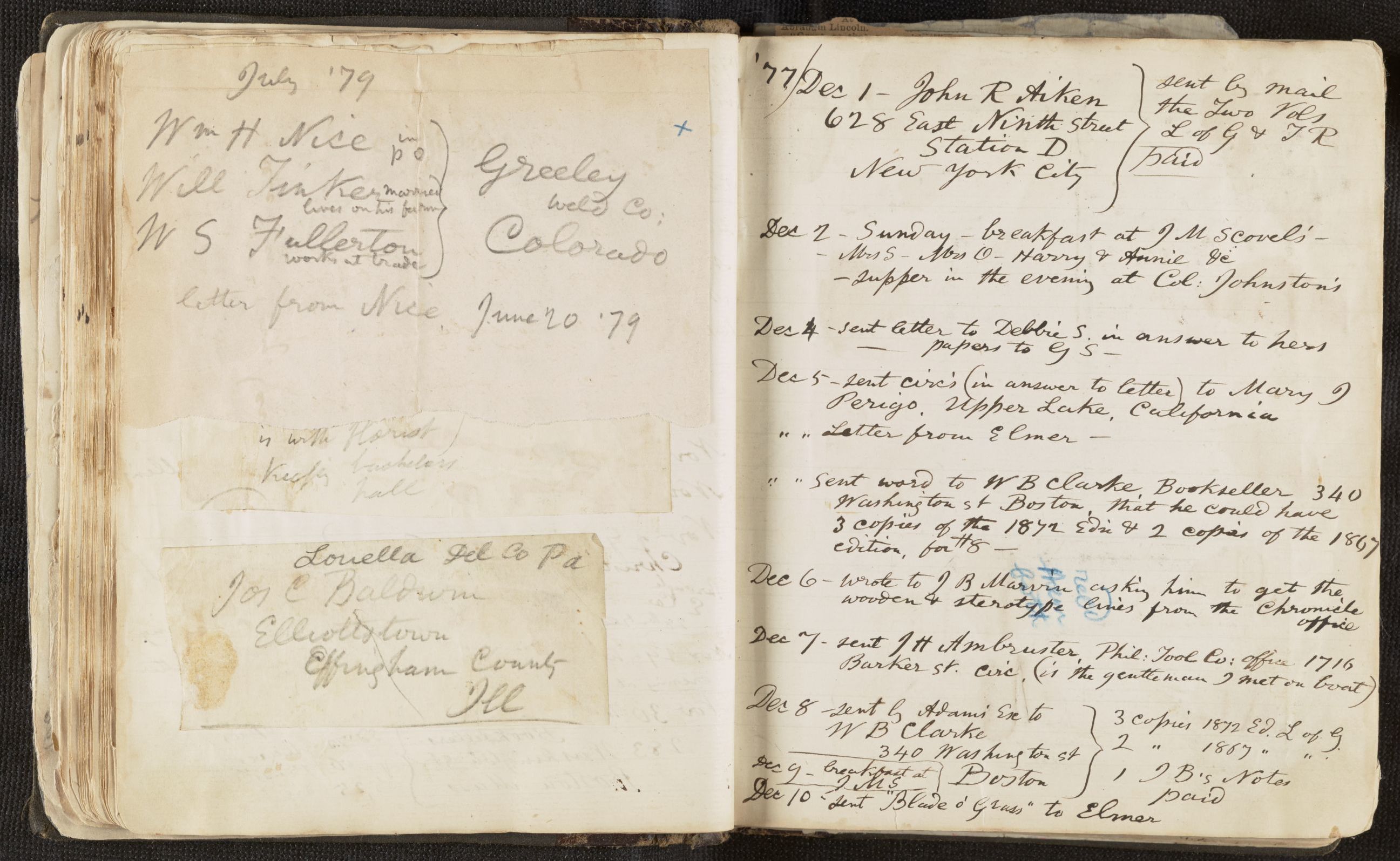 Scanned image of the current content page