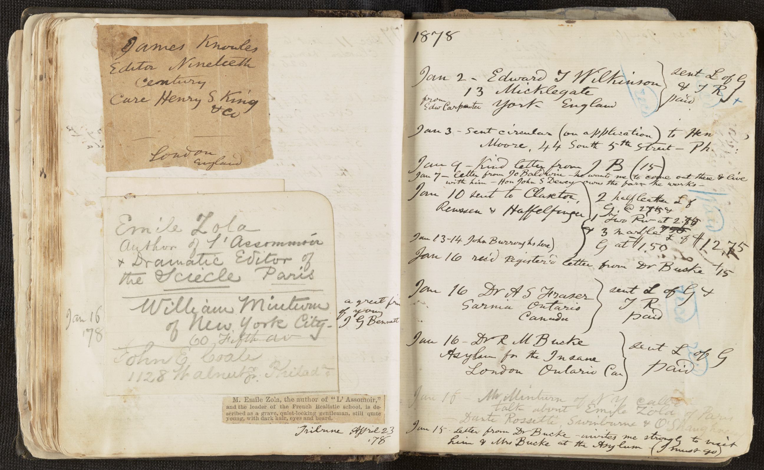 Scanned image of the current content page