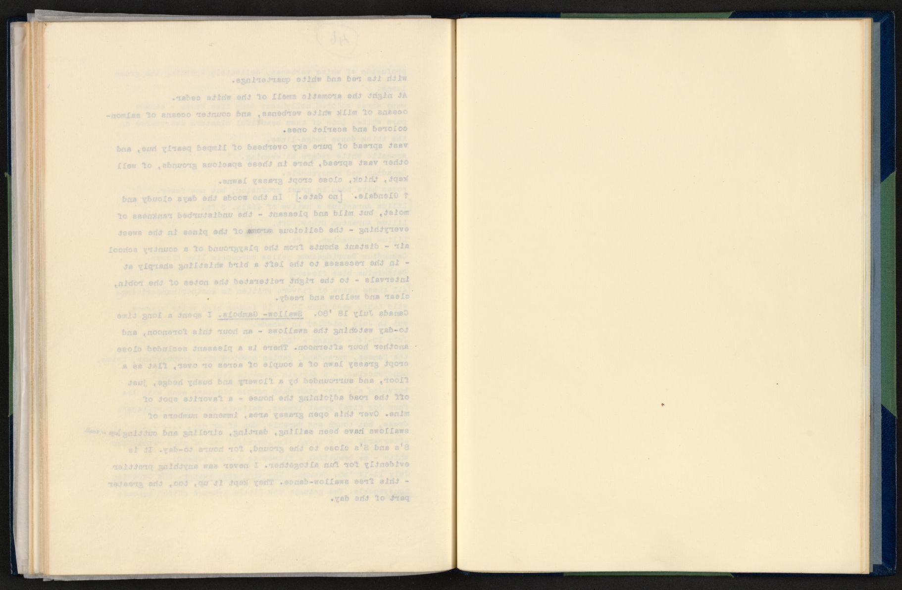 Scanned image of the current content page