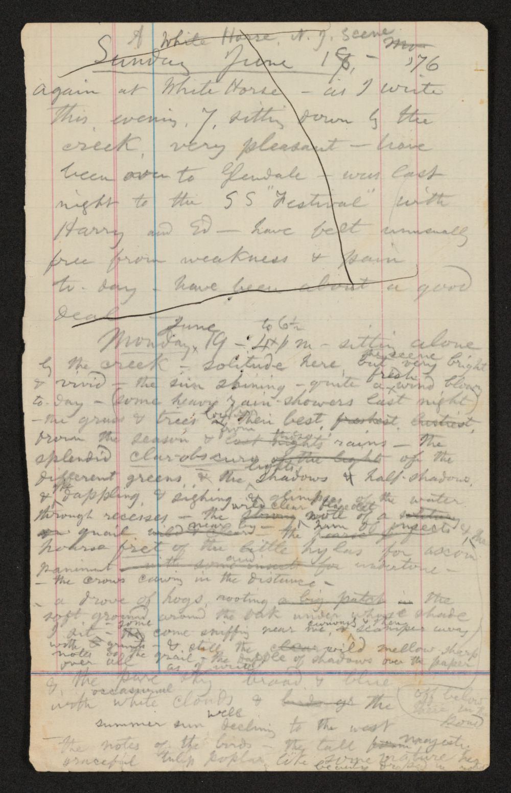 Scanned image of the current content page