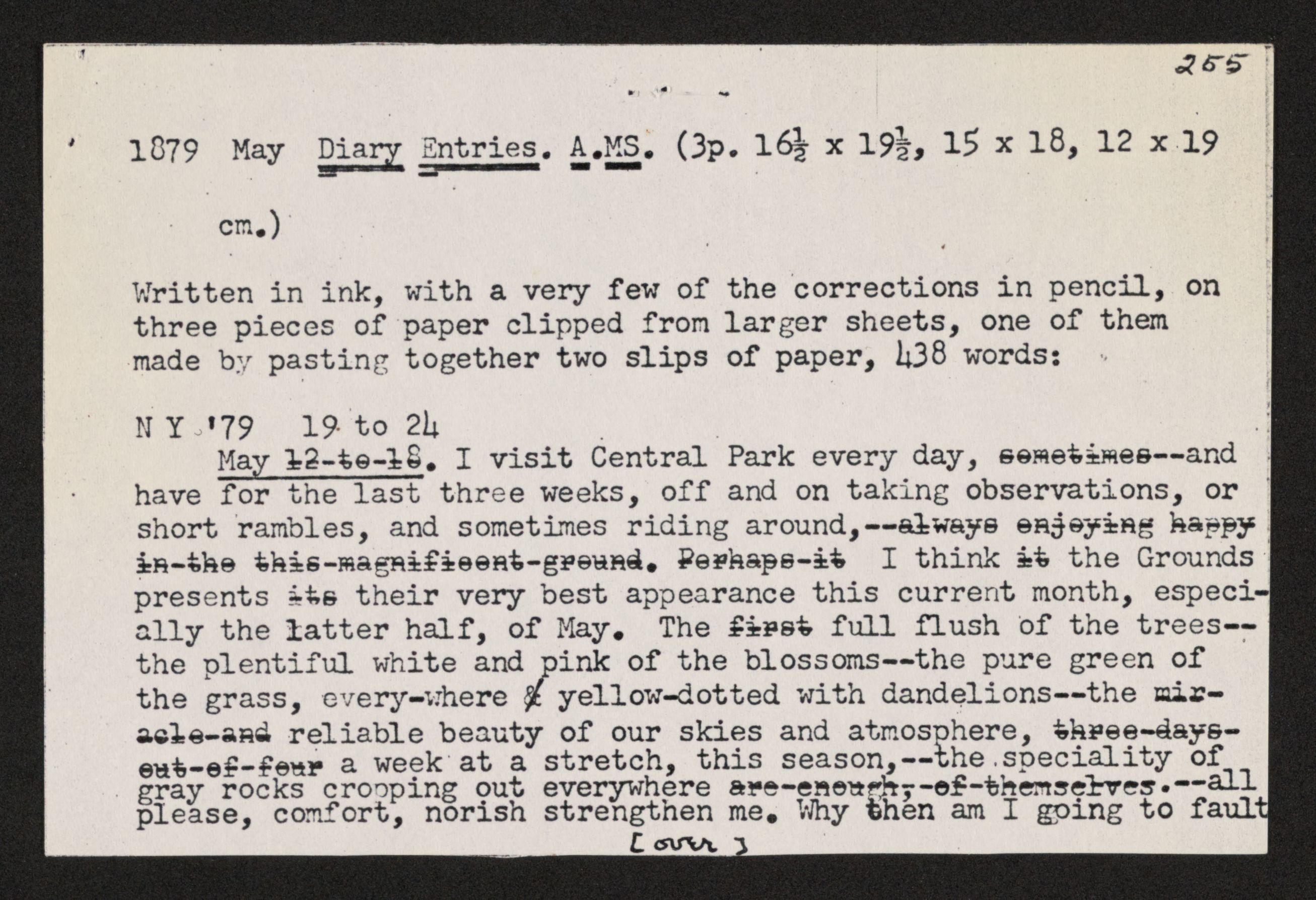Scanned image of the current content page