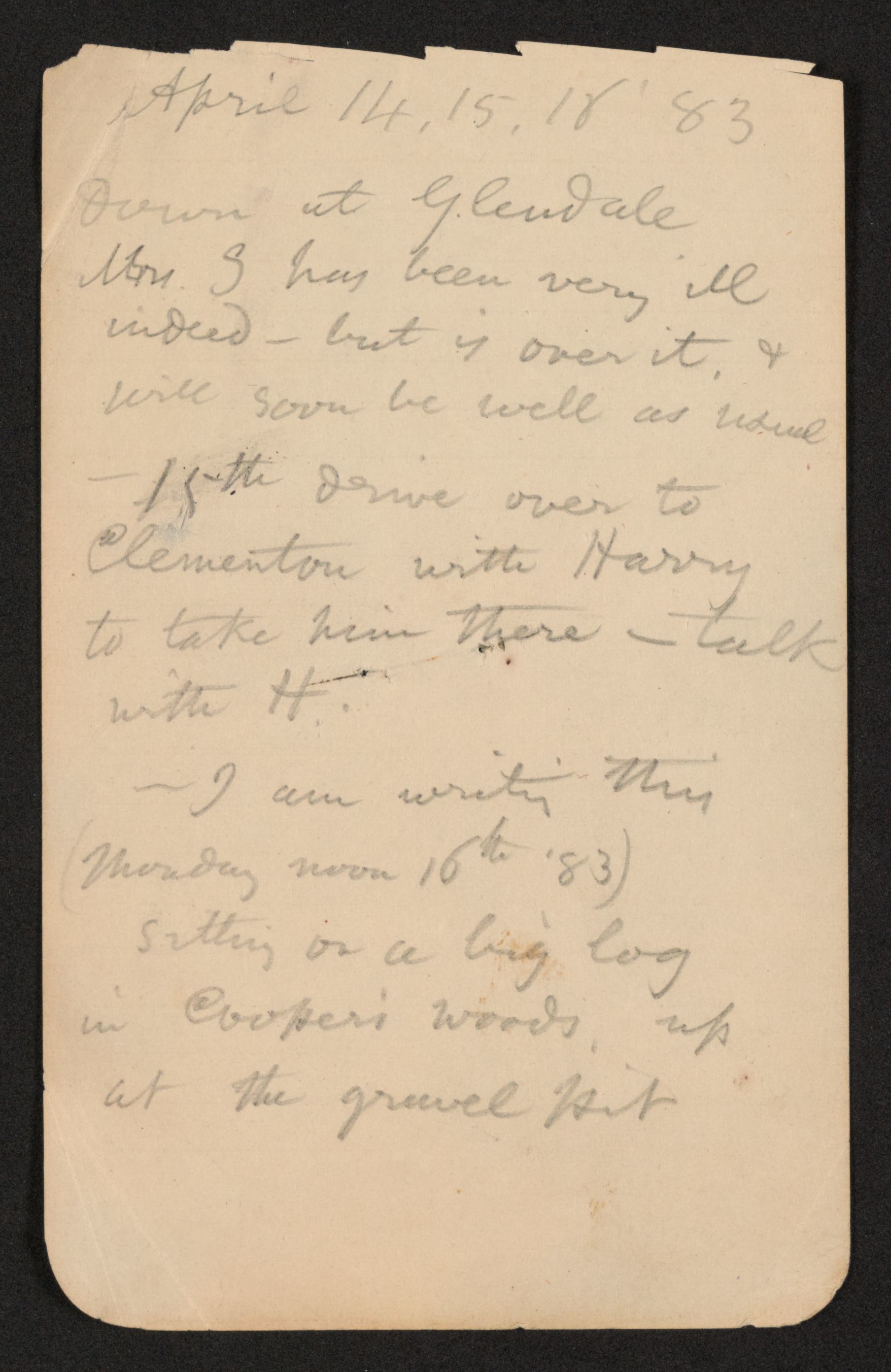 Scanned image of the current content page