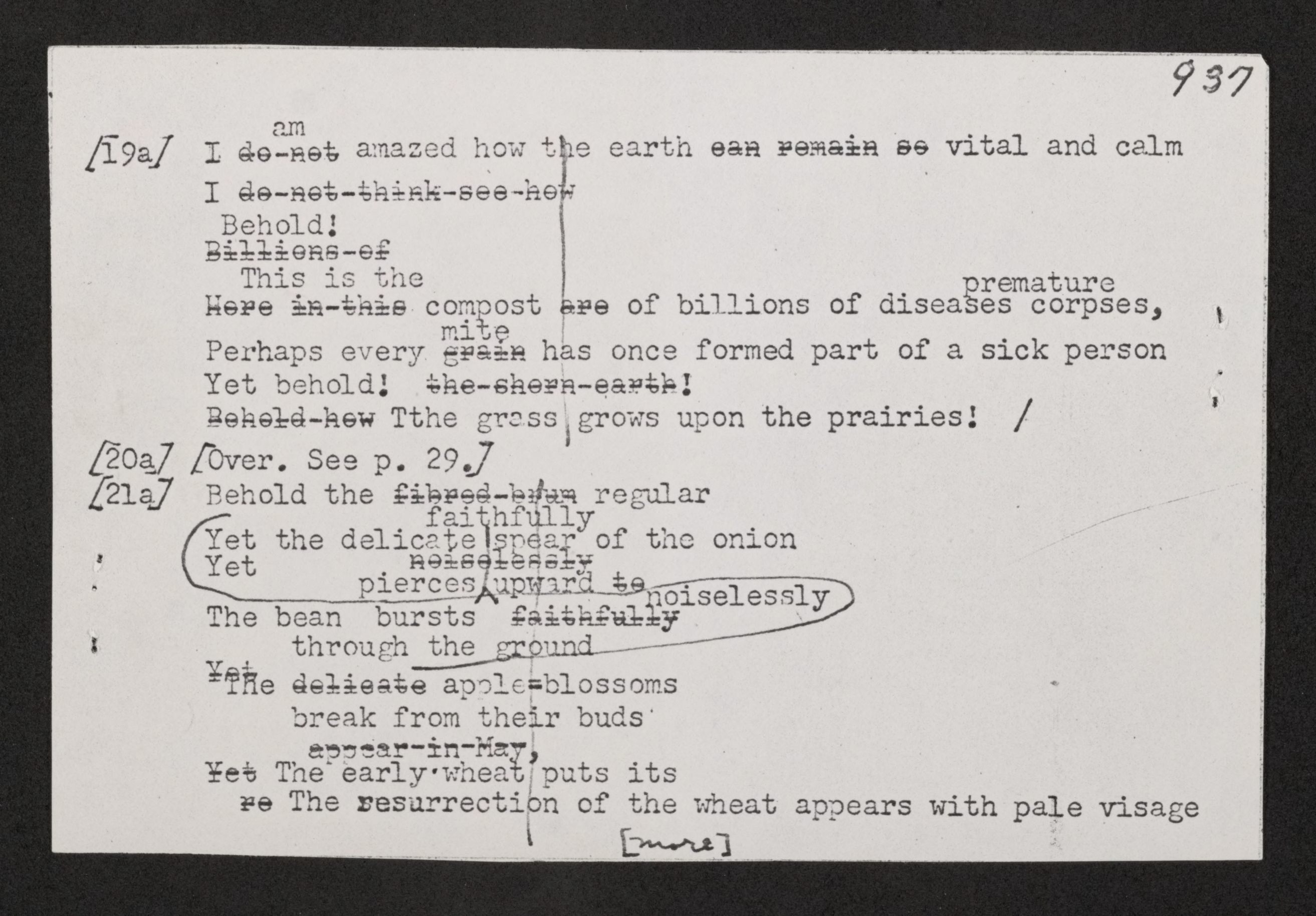 Scanned image of the current content page