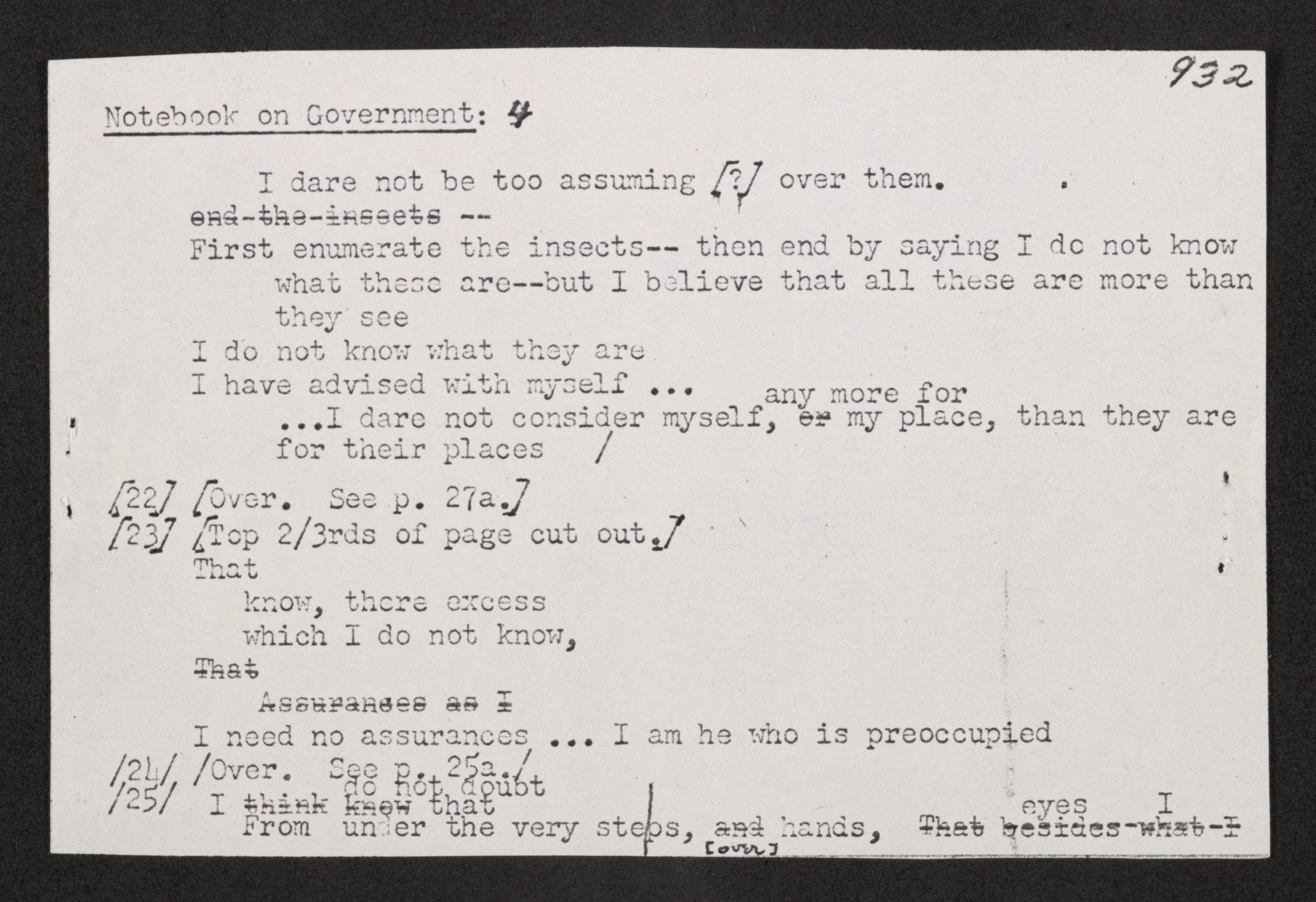Scanned image of the current content page