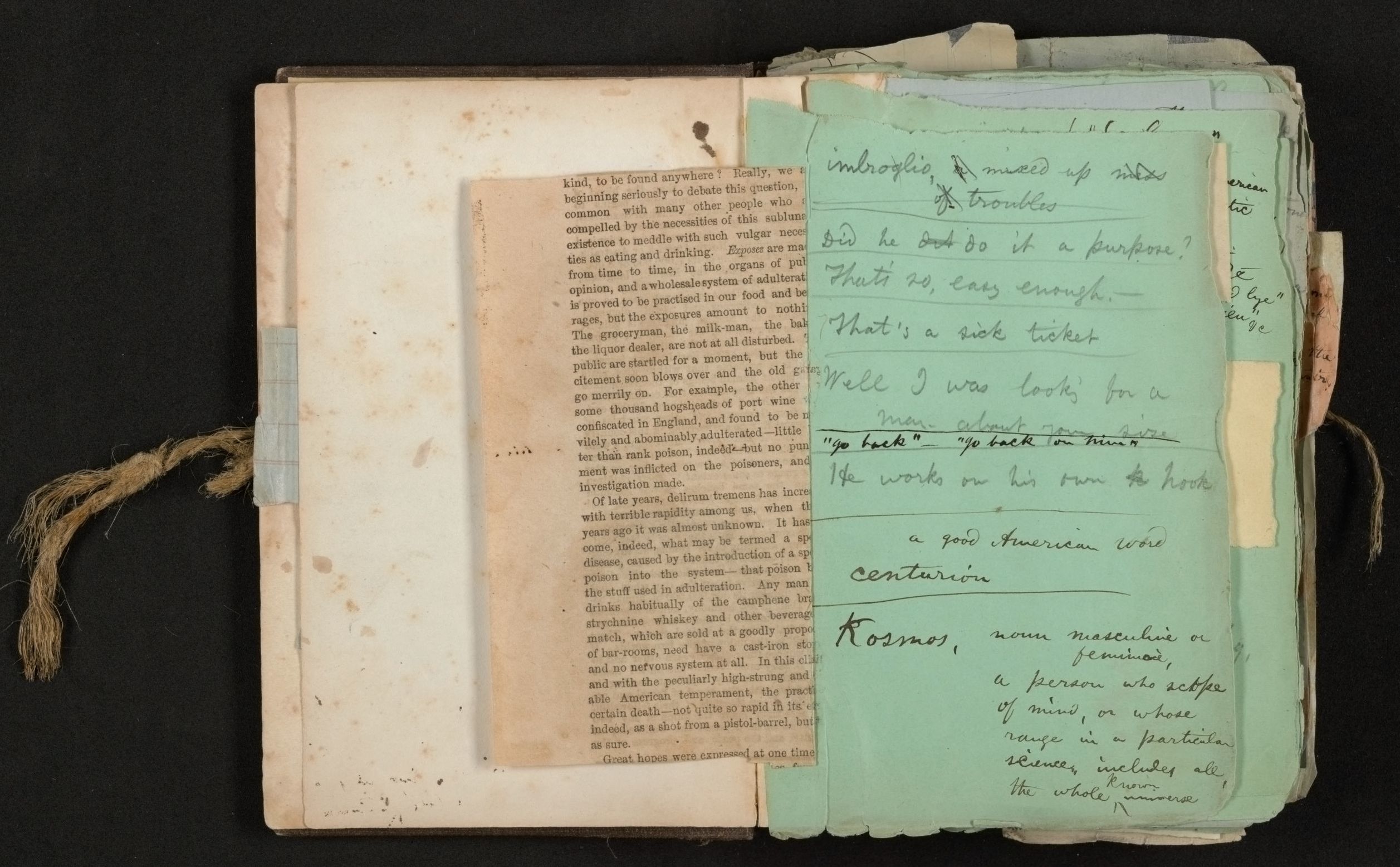 Scanned image of the current content page