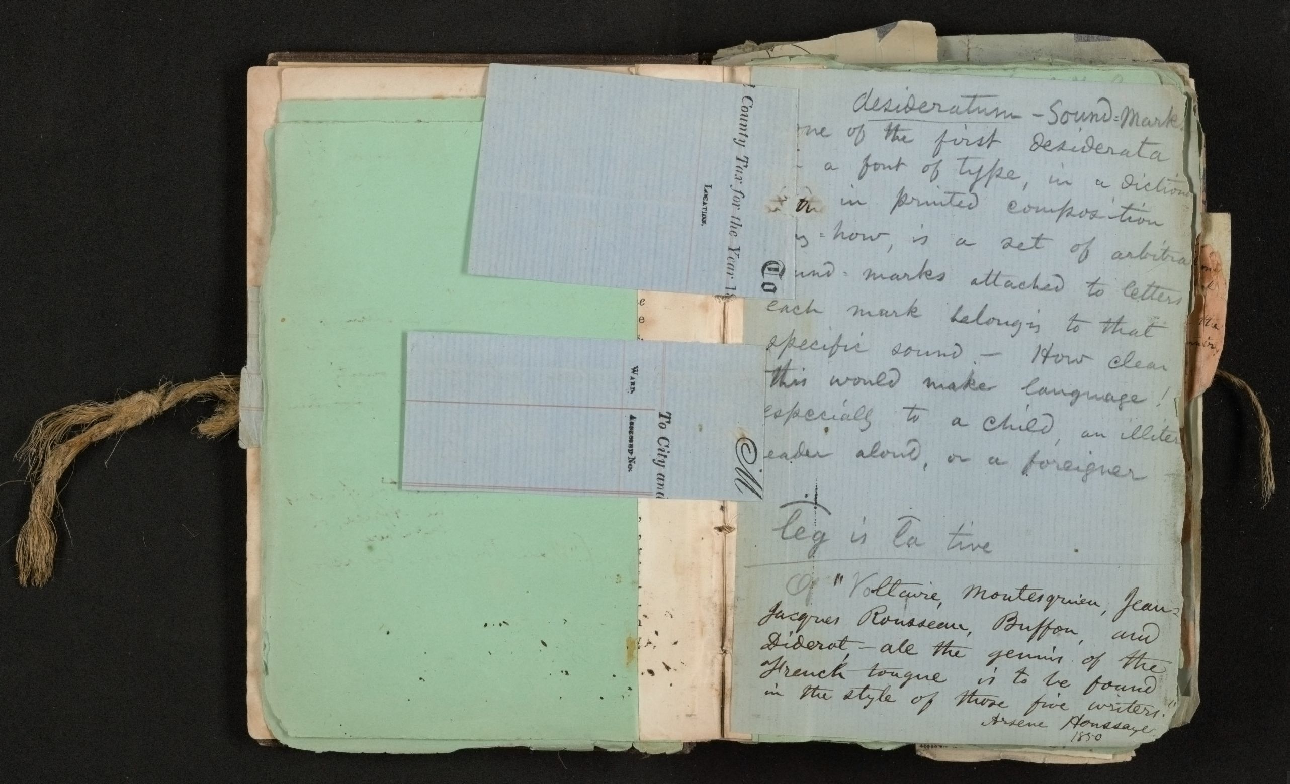 Scanned image of the current content page